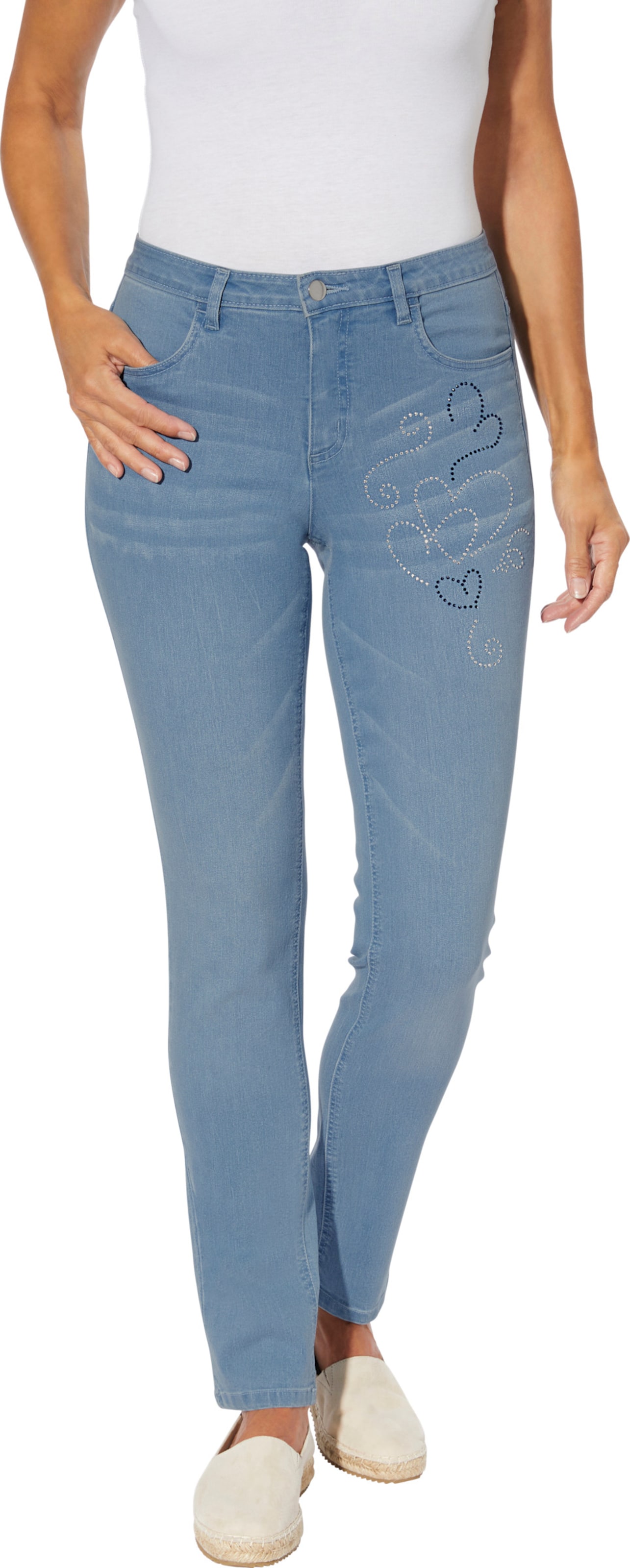 Sieh an! Damen Jeans blue-bleached von Sieh an!