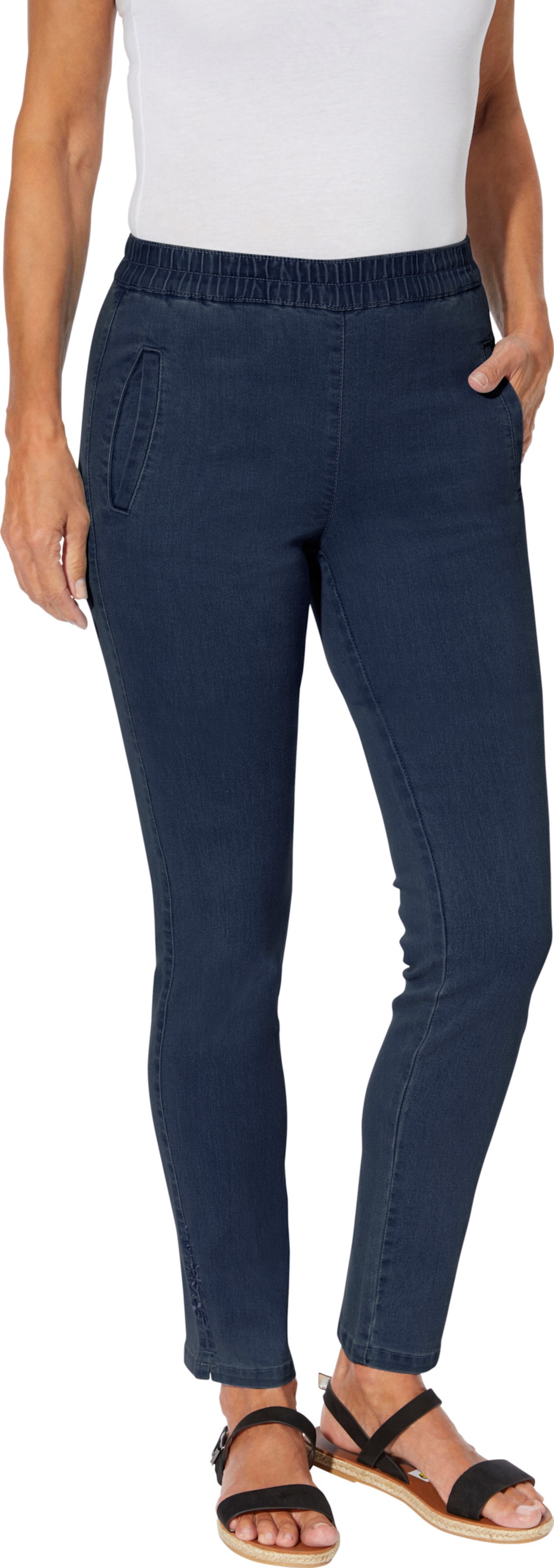 Sieh an! Damen Jeans blue-stone-washed von Sieh an!