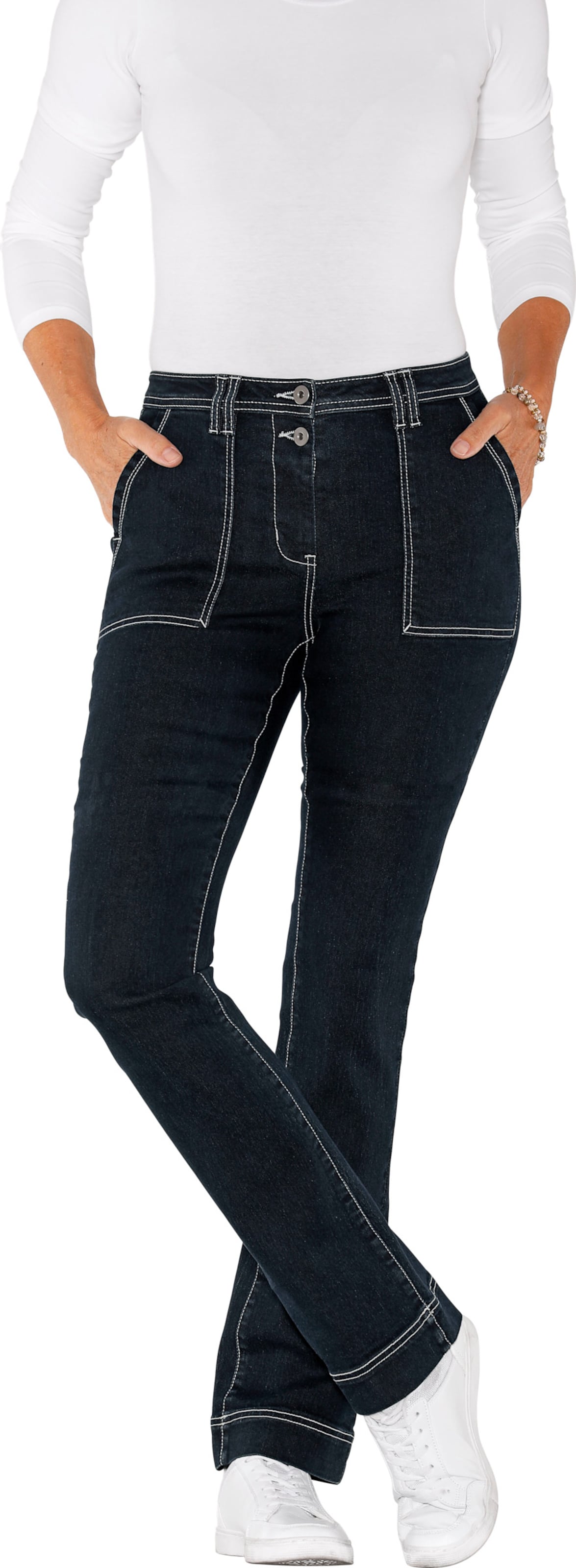 Sieh an! Damen Jeans dark blue von Sieh an!