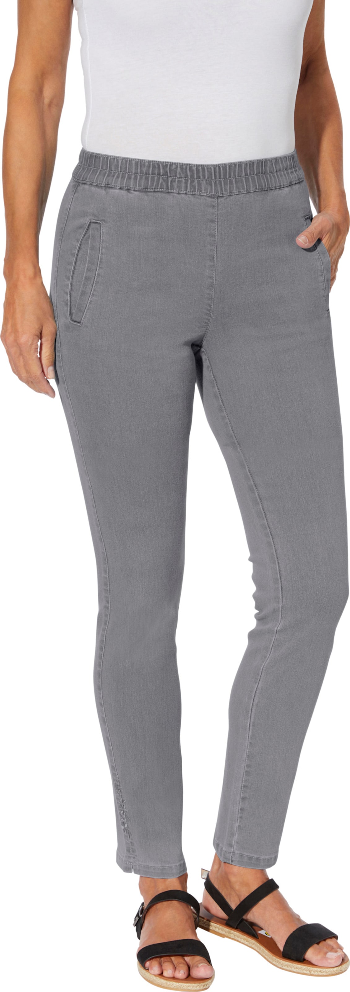 Sieh an! Damen Jeans grey-denim von Sieh an!