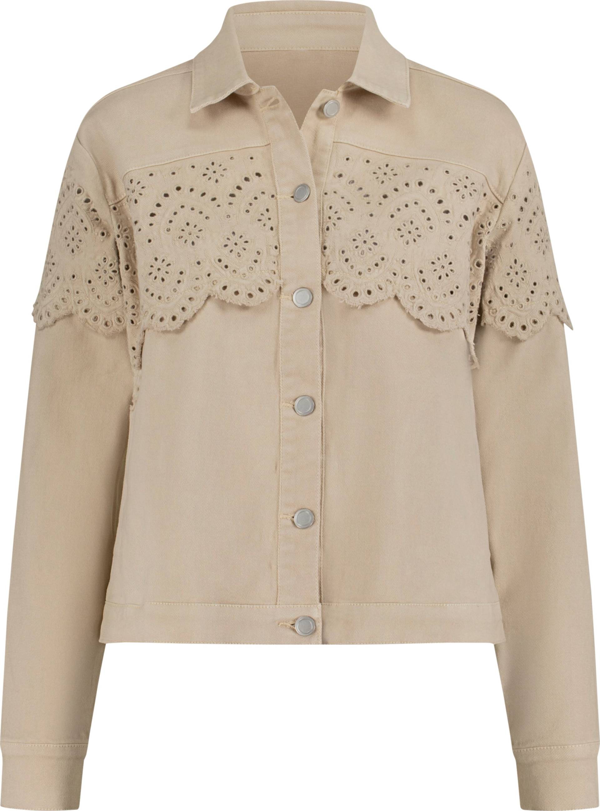 Sieh an! Damen Jeansjacke beige von Sieh an!