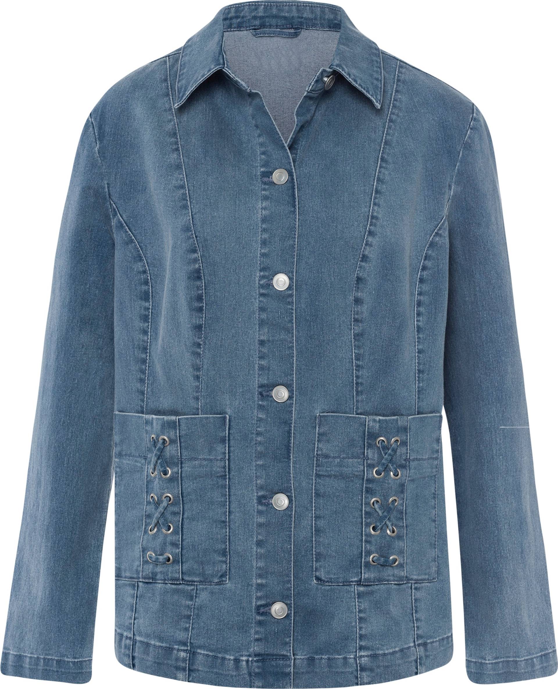 Sieh an! Damen Jeansjacke blue-bleached von Sieh an!