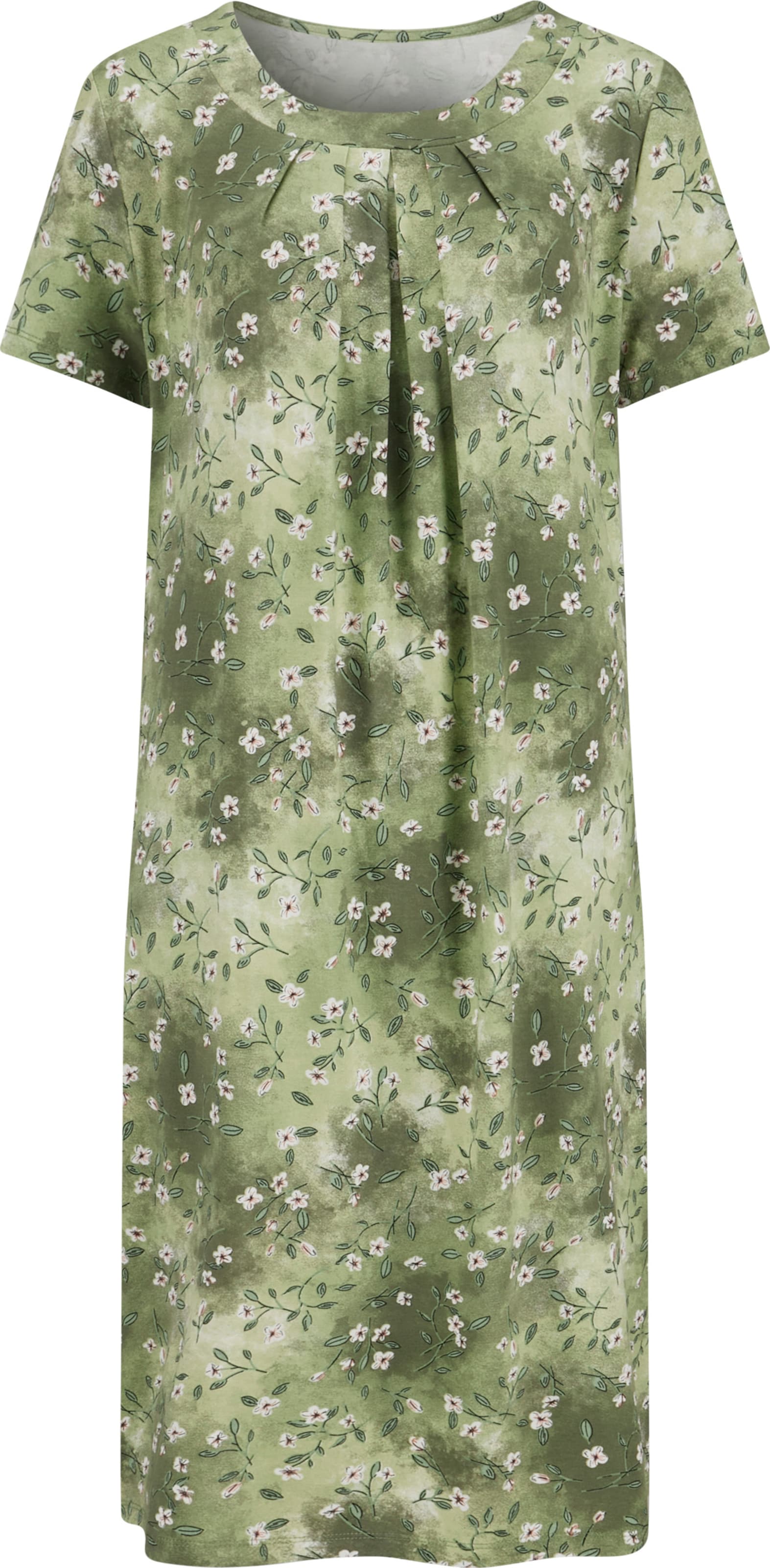 Sieh an! Damen Jersey-Kleid khaki-bedruckt von Sieh an!