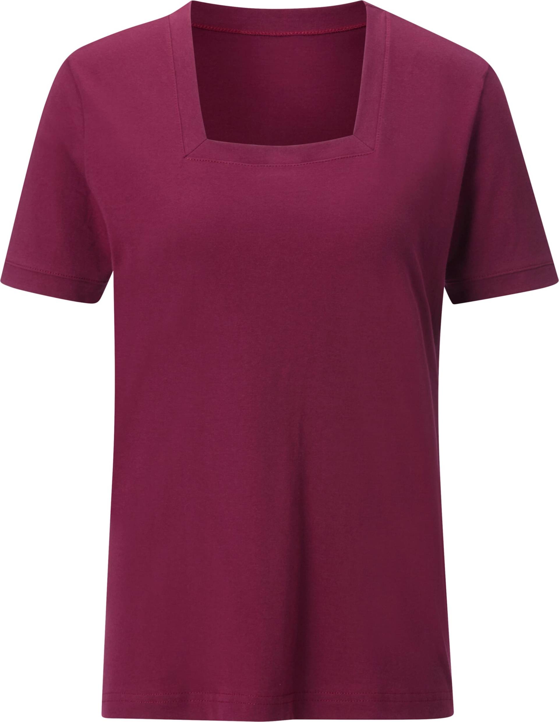 Sieh an! Damen Kurzarmshirt bordeaux von Sieh an!