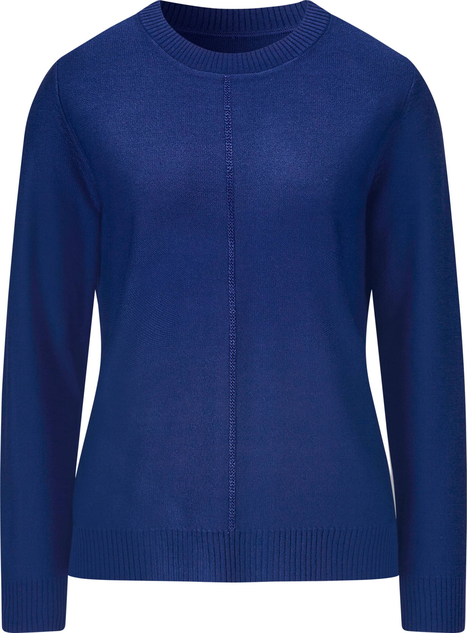 Sieh an! Damen Langarm-Pullover royalblau von Sieh an!