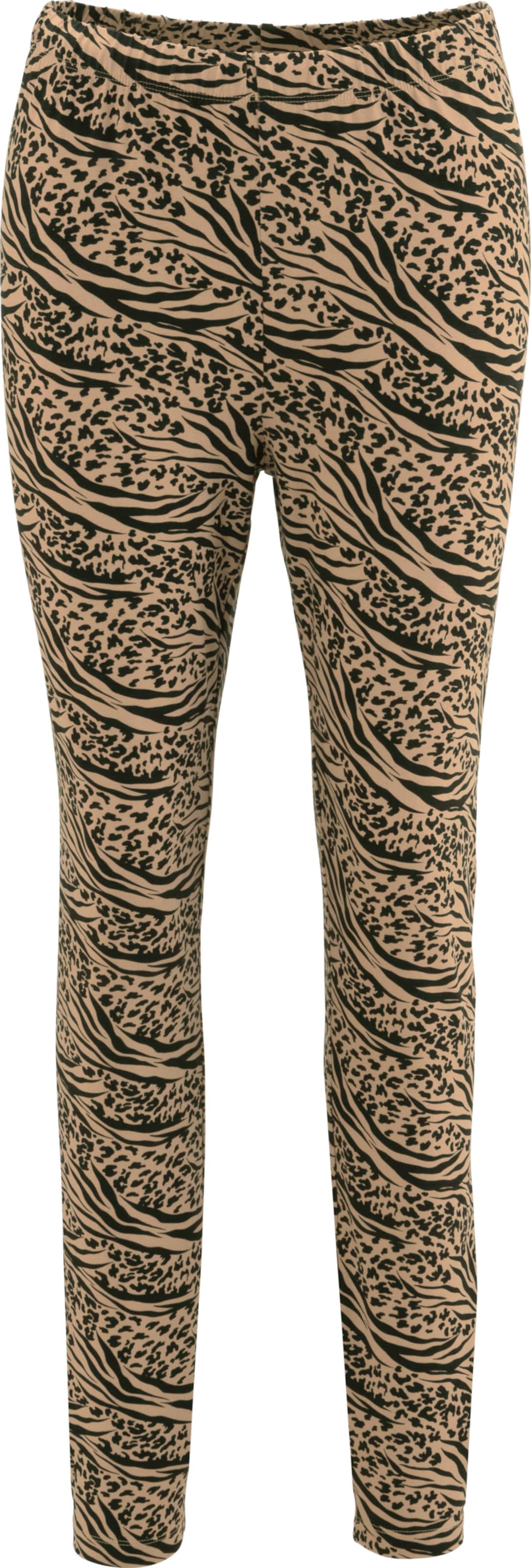 Sieh an! Damen Leggings camel-schwarz-bedruckt von Sieh an!