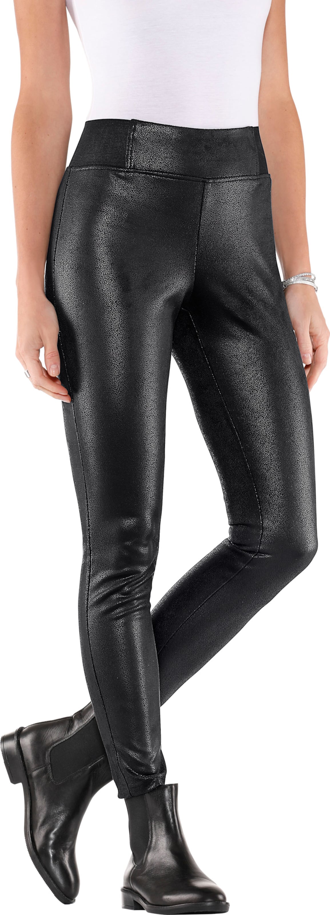 Sieh an! Damen Leggings schwarz von Sieh an!