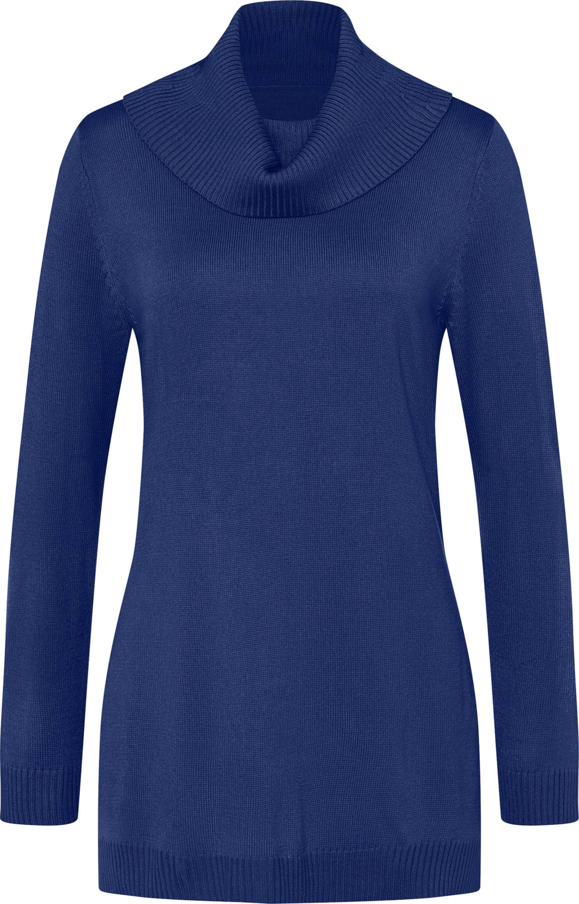 Sieh an! Damen Longpullover royalblau von Sieh an!