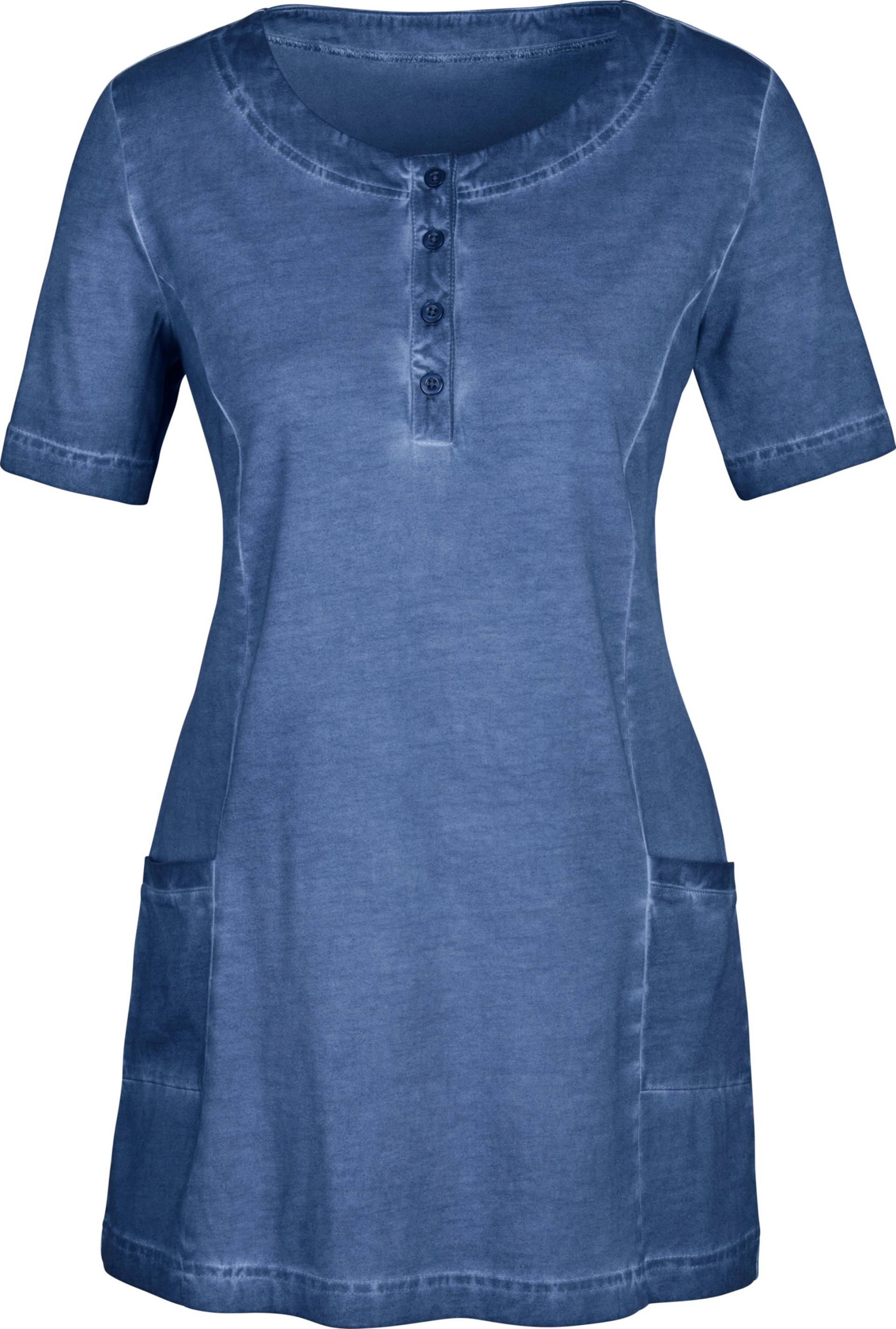 Sieh an! Damen Longshirt rauchblau von Sieh an!