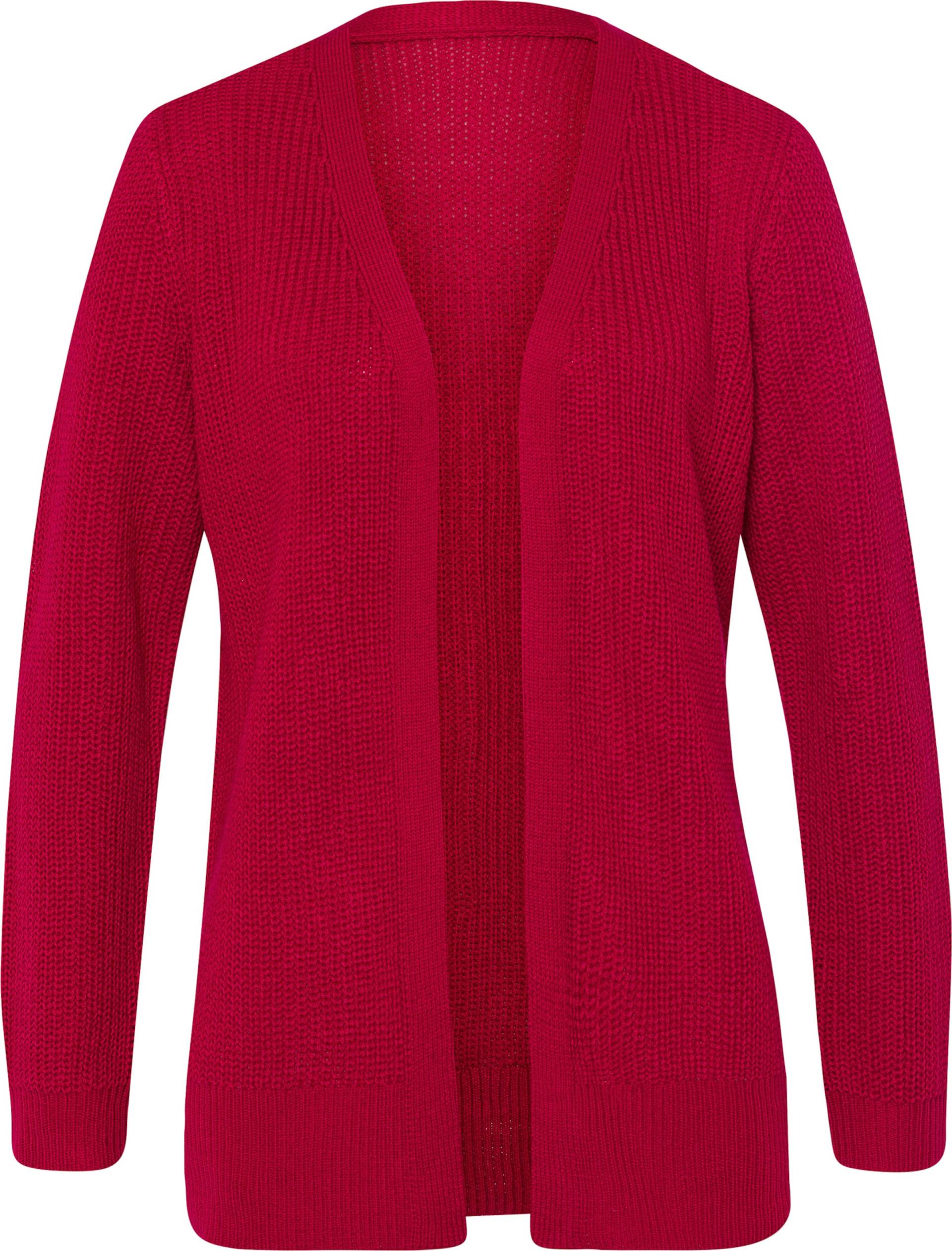 Sieh an! Damen Longstrickjacke rot von Sieh an!