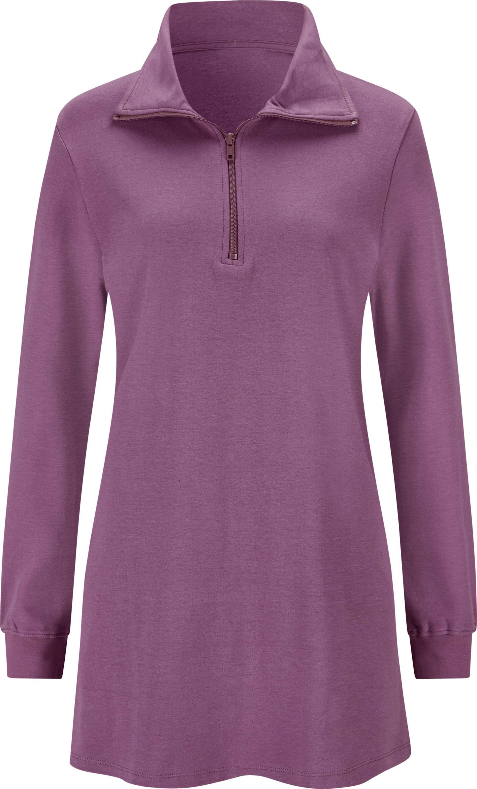 Sieh an! Damen Longsweatshirt violett von Sieh an!