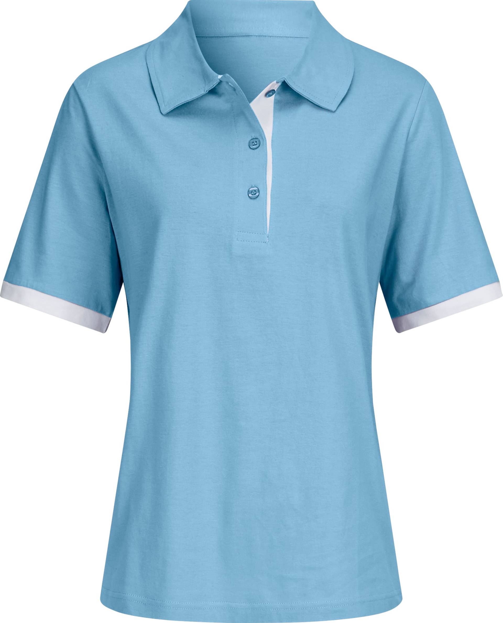 Sieh an! Damen Poloshirt aqua von Sieh an!