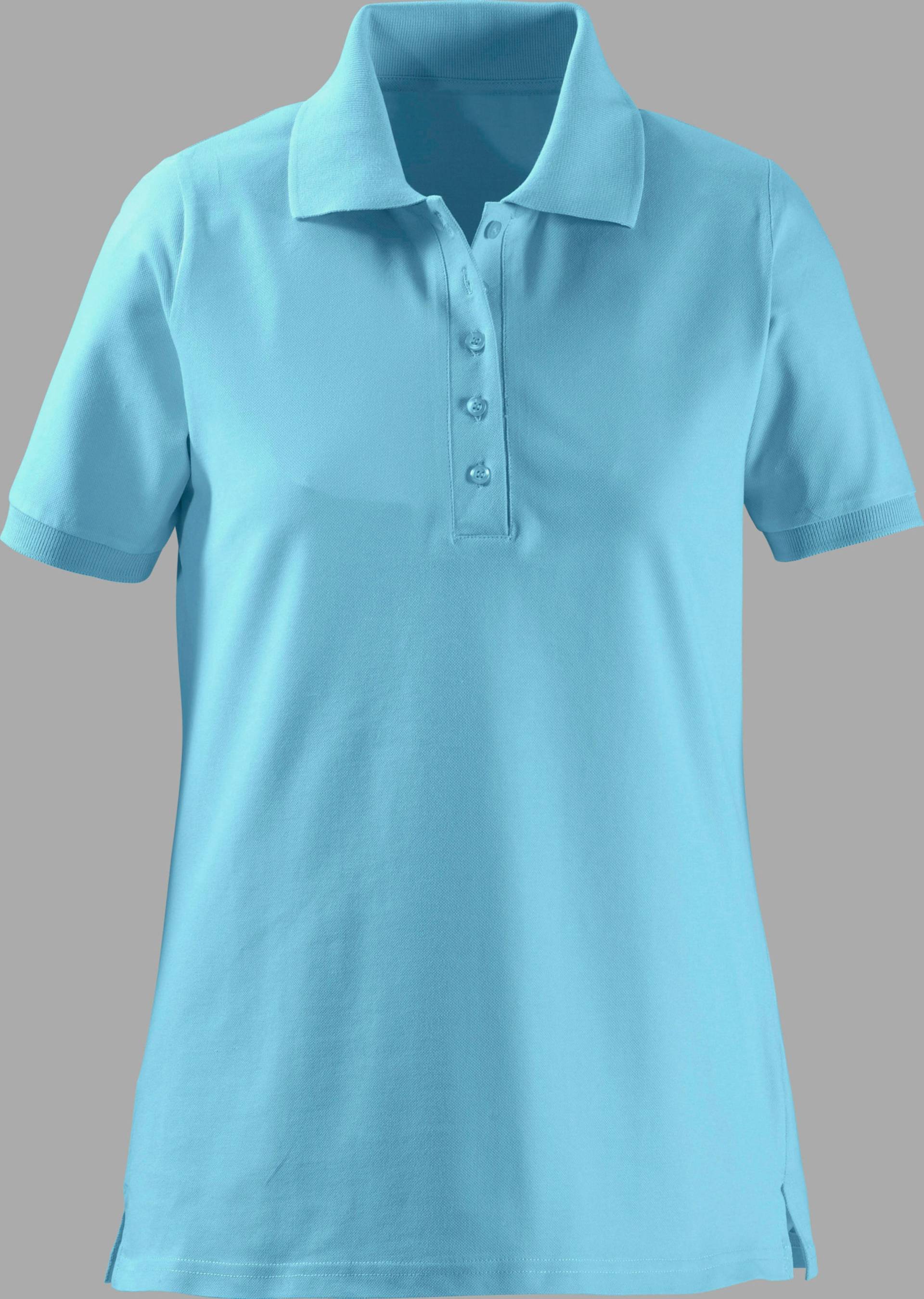 Sieh an! Damen Poloshirt aqua von Sieh an!