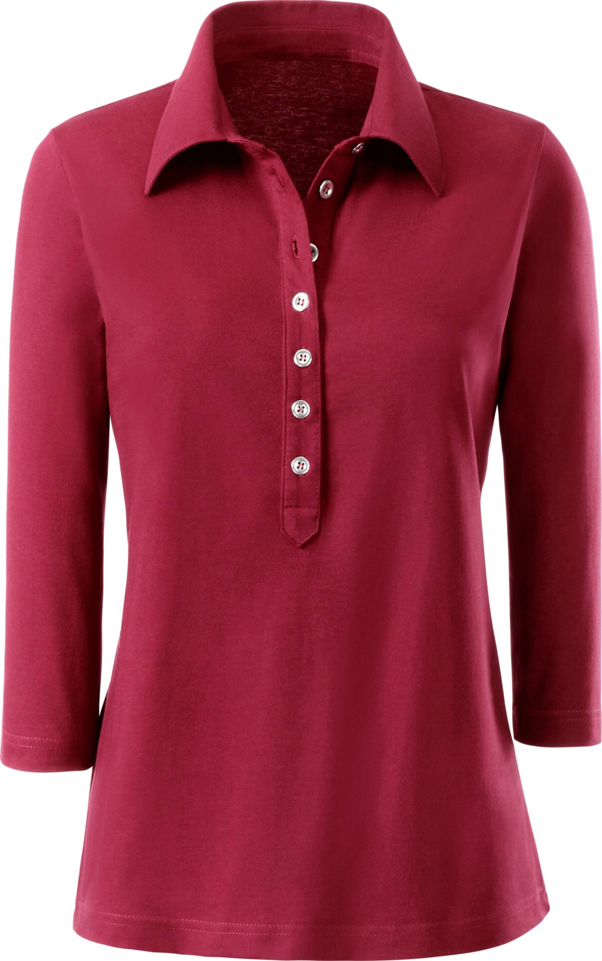 Sieh an! Damen Poloshirt bordeaux von Sieh an!