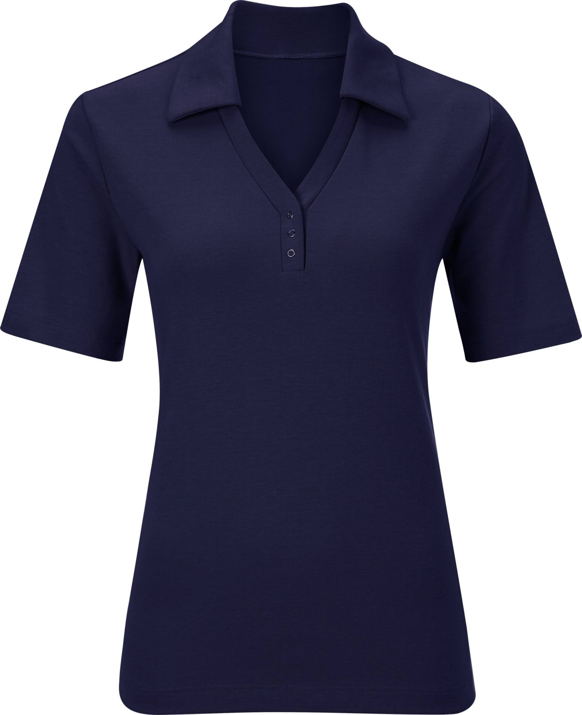 Sieh an! Damen Poloshirt marine von Sieh an!