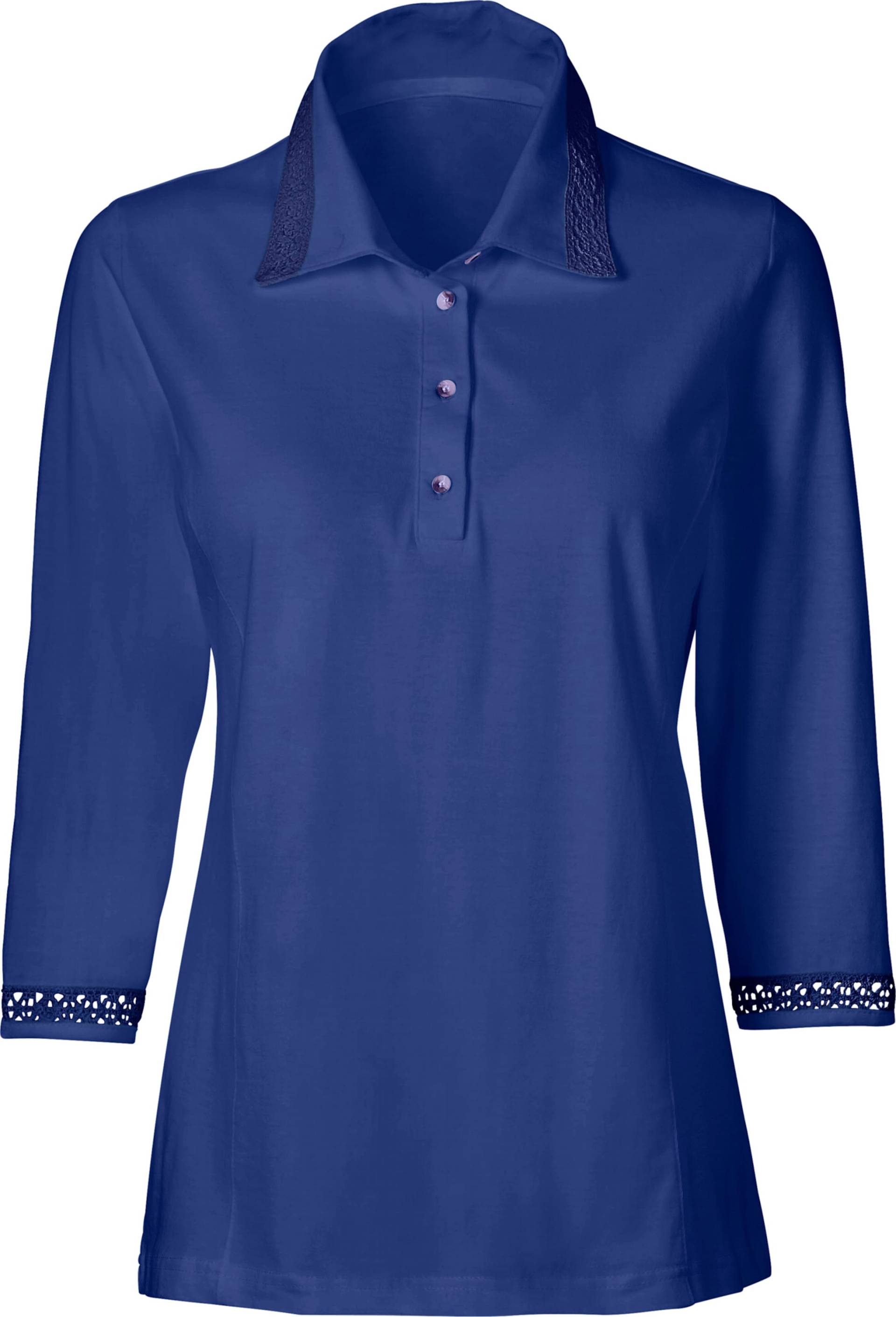 Sieh an! Damen Poloshirt royalblau von Sieh an!