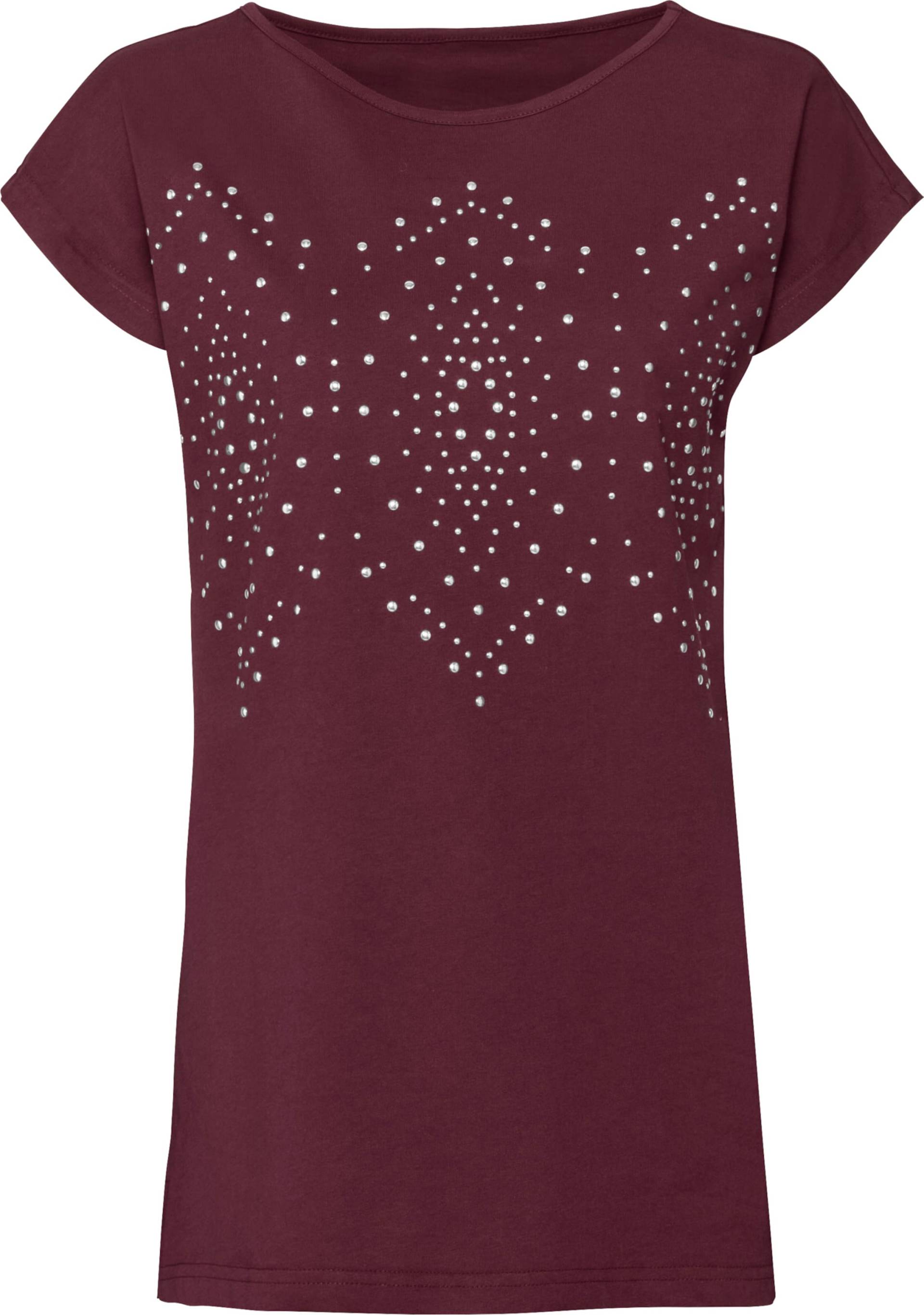 Sieh an! Damen Print-Shirt bordeaux von Sieh an!