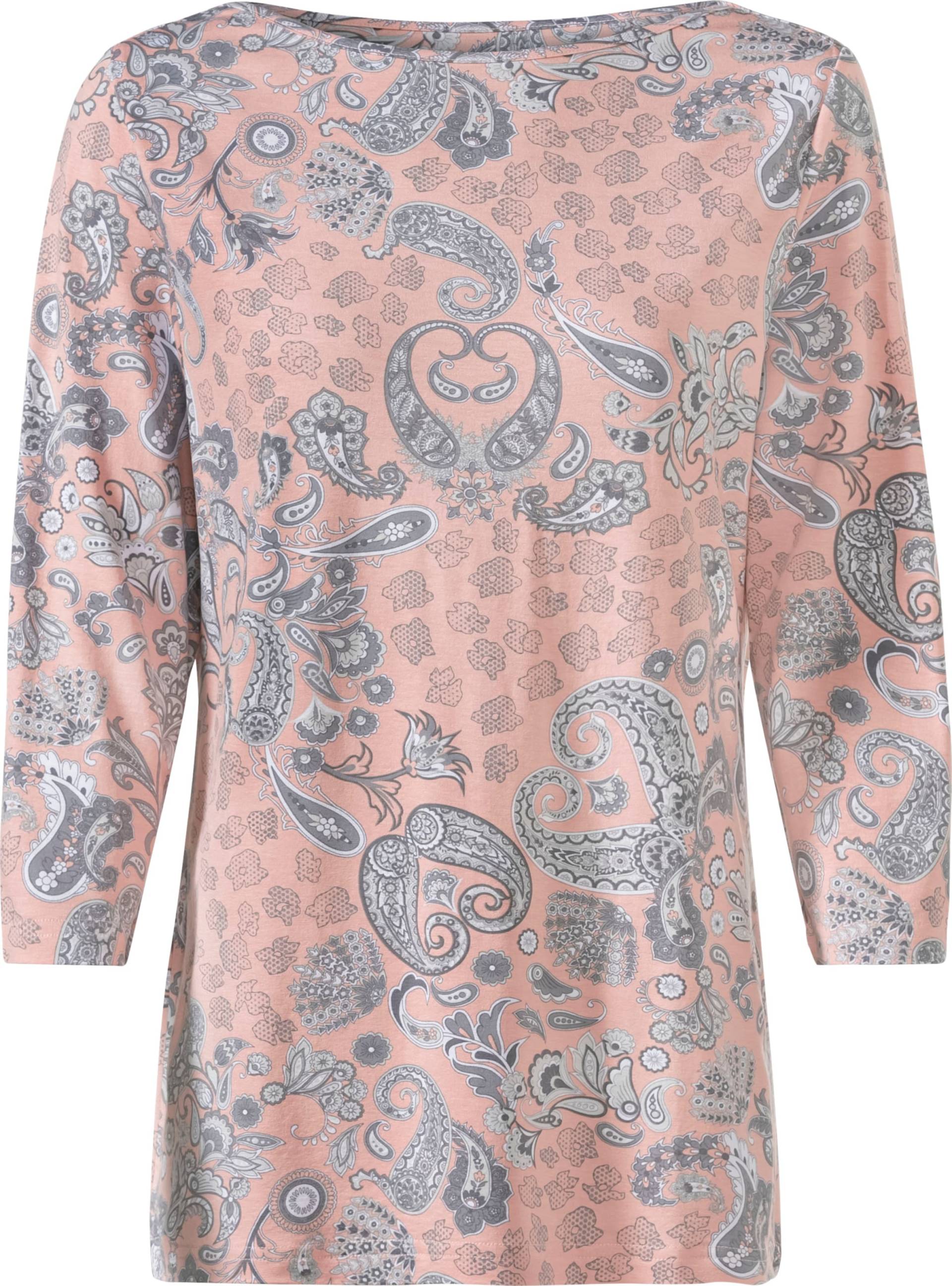 Sieh an! Damen Print-Shirt puder-anthrazit-bedruckt von Sieh an!