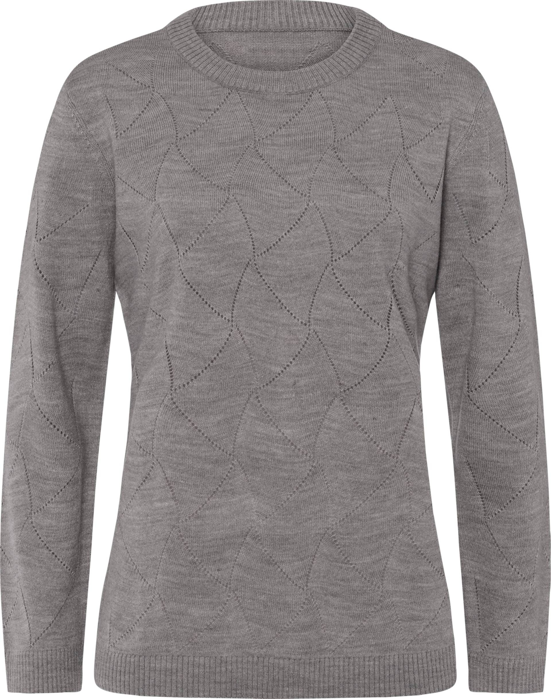 Sieh an! Damen Pullover grau-meliert von Sieh an!