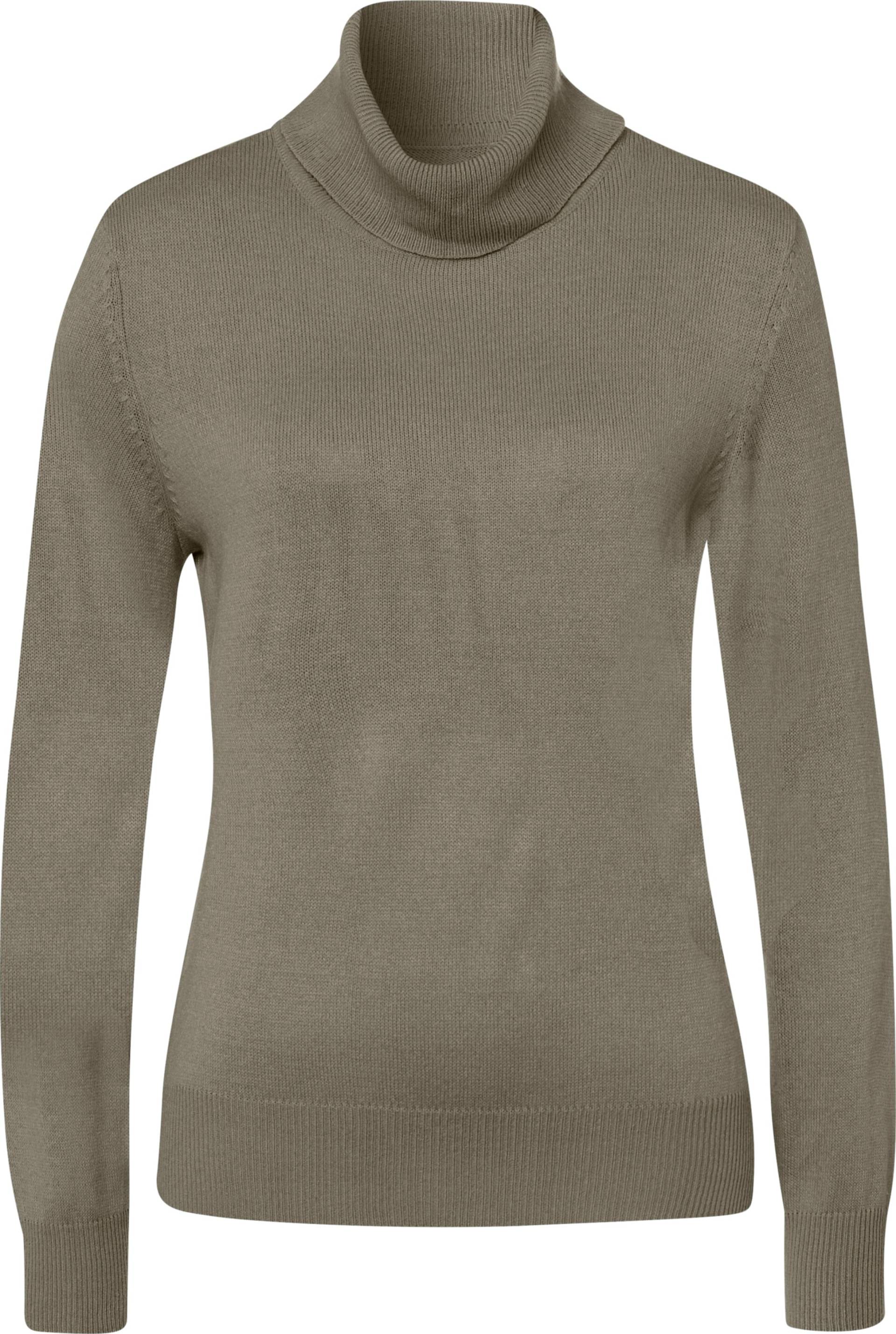 Sieh an! Damen Rollkragenpullover khaki von Sieh an!