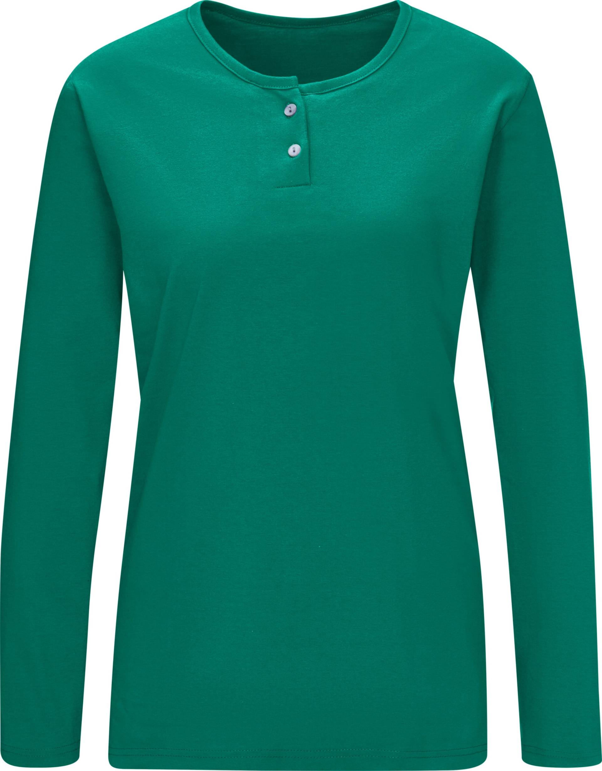 Sieh an! Damen Schlafanzug-Shirt smaragd von Sieh an!