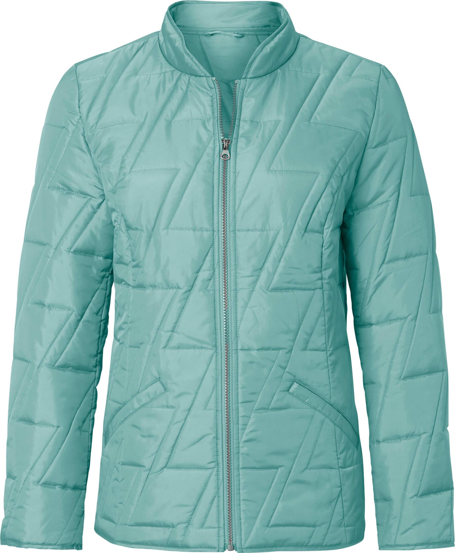 Sieh an! Damen Steppjacke mit Zick-Zack-Muster, mint von Sieh an!