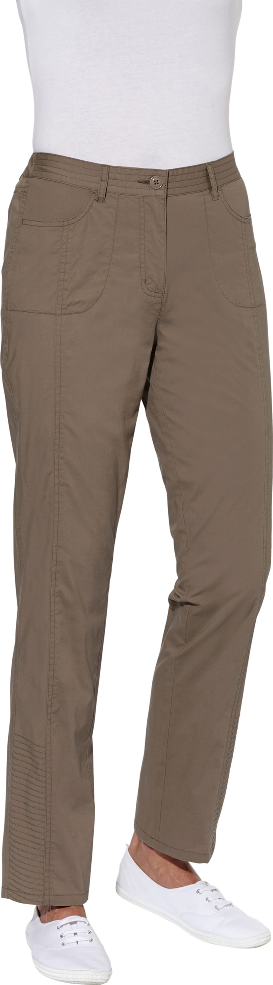 Sieh an! Damen Stretch-Hose taupe von Sieh an!