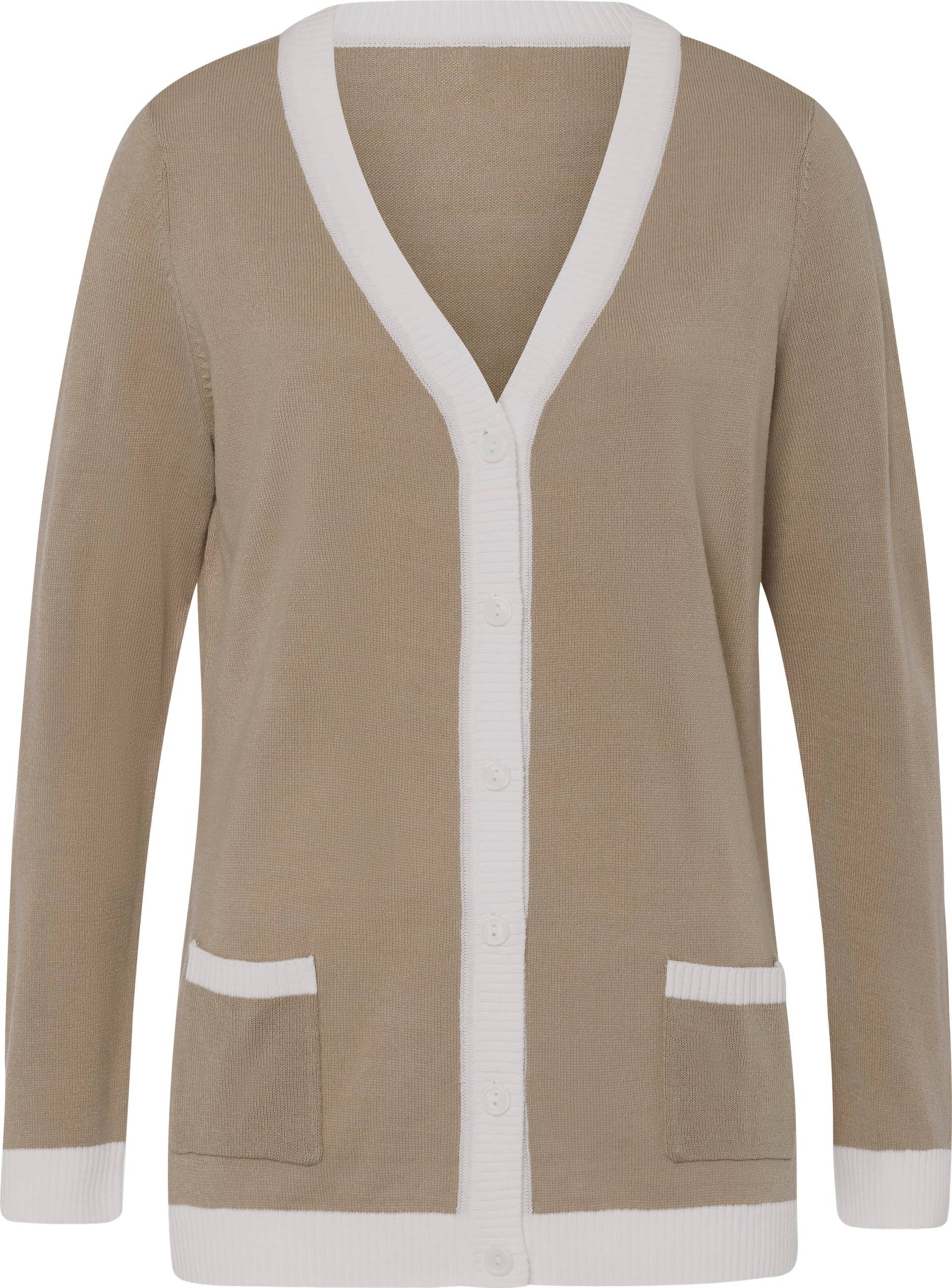 Sieh an! Damen Strickjacke beige von Sieh an!