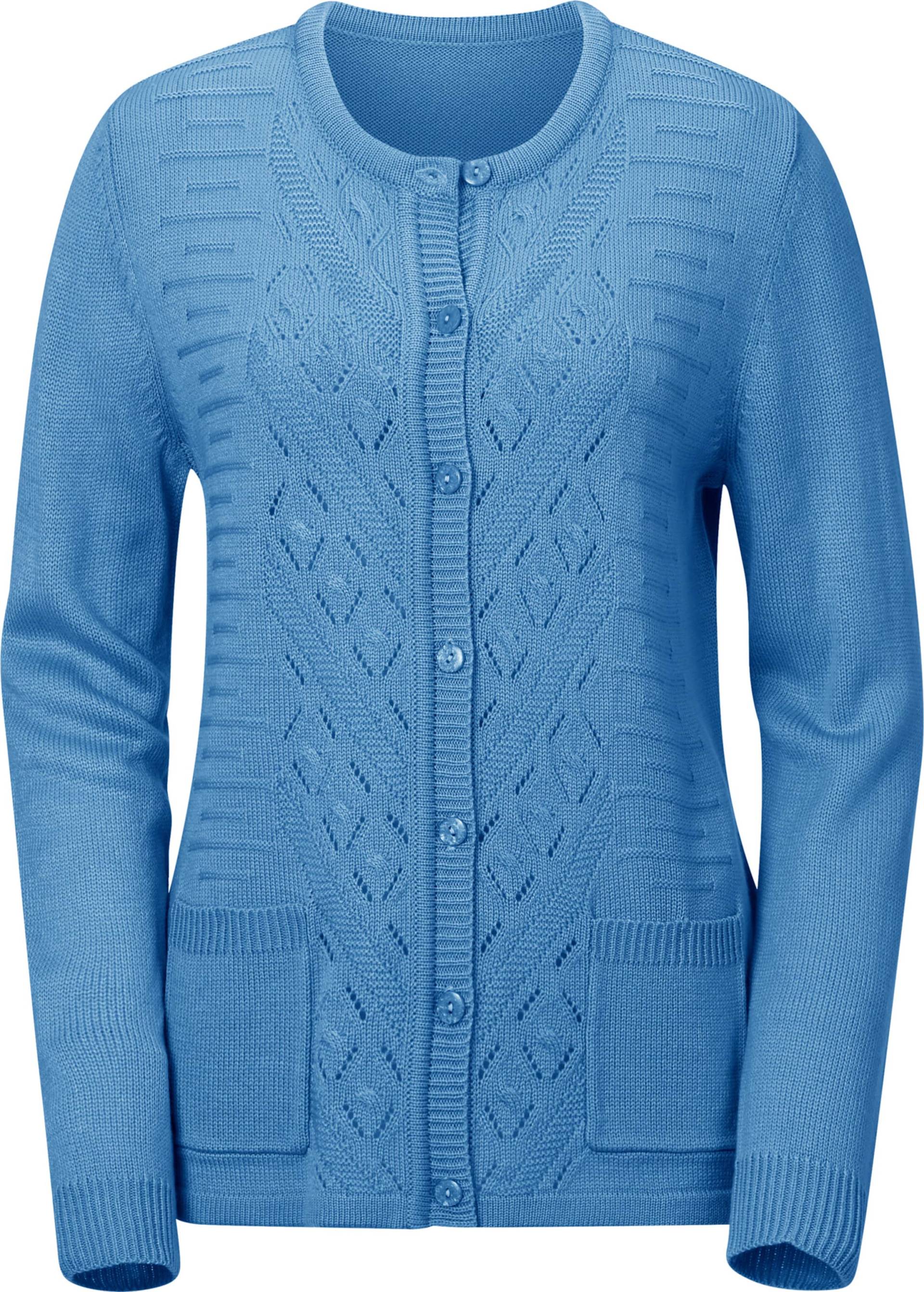 Sieh an! Damen Strickjacke blau von Sieh an!