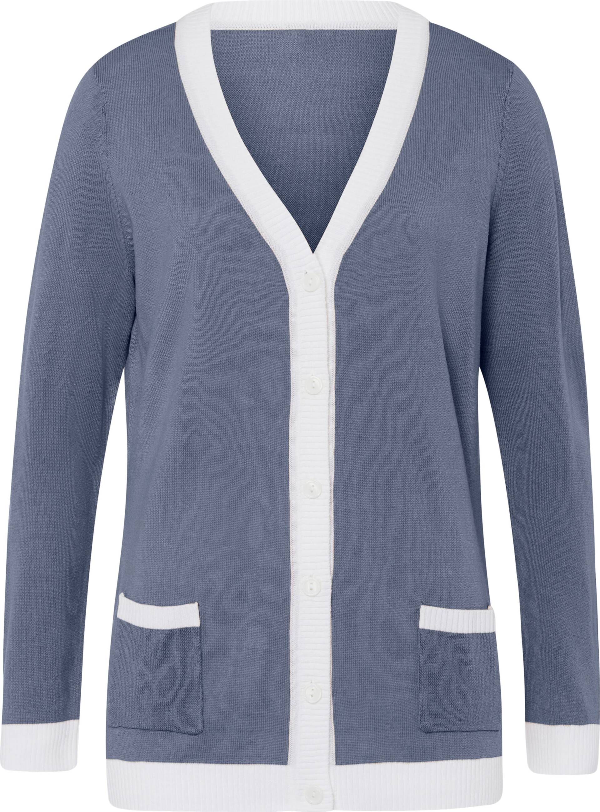 Sieh an! Damen Strickjacke taubenblau von Sieh an!