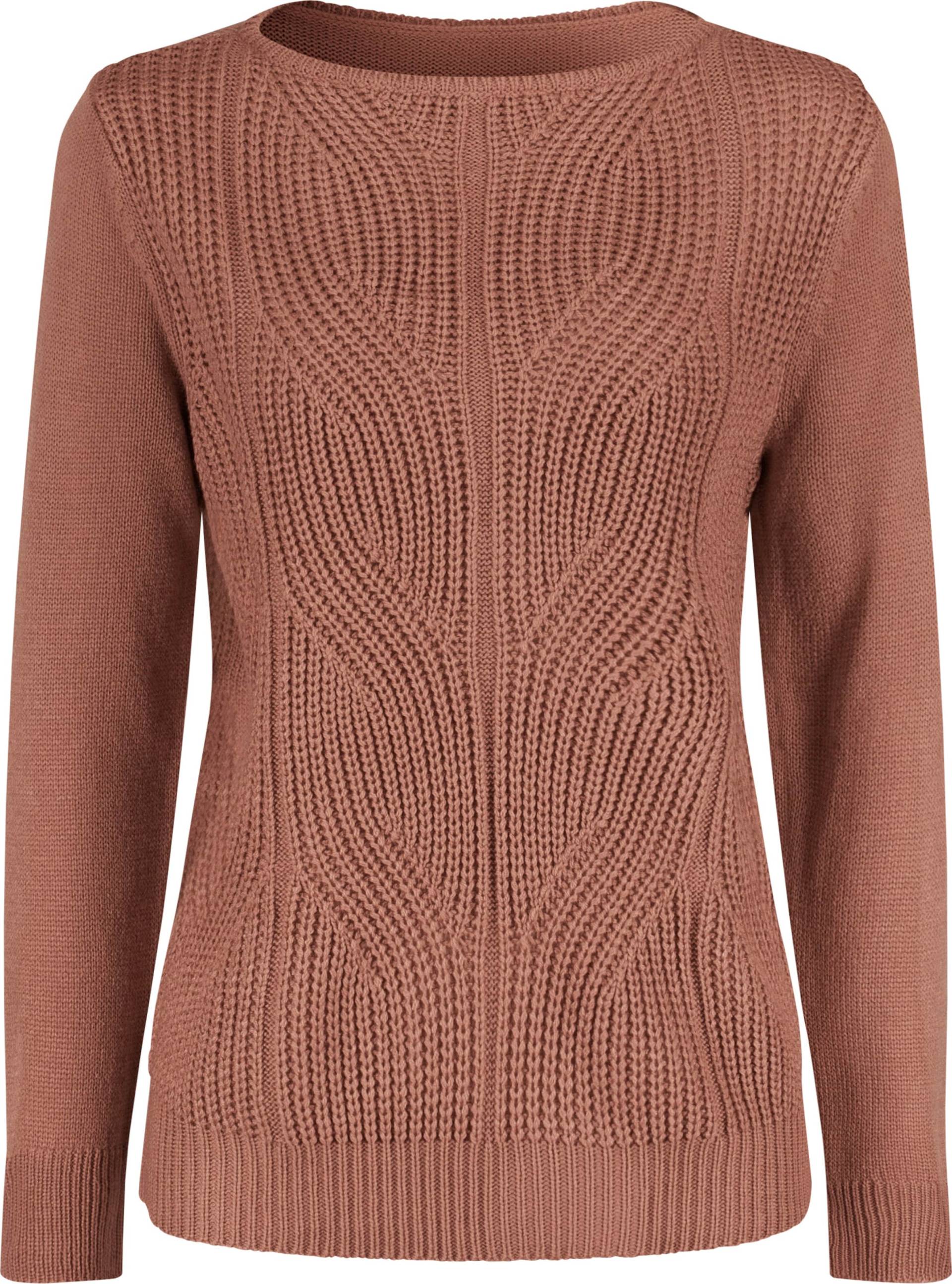 Sieh an! Damen Strickpullover rosenholz von Sieh an!