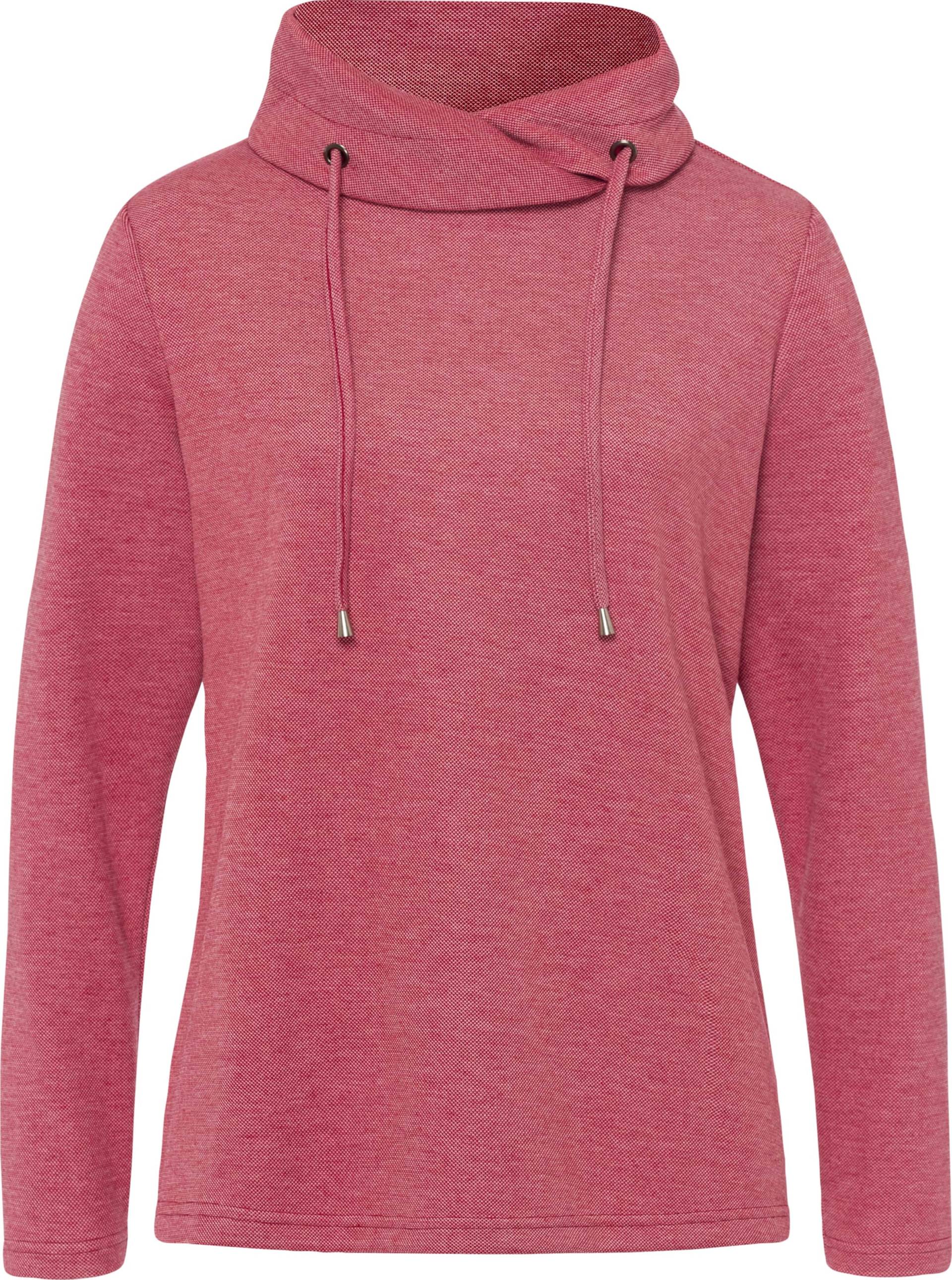 Sieh an! Damen Sweatshirt rot-meliert von Sieh an!