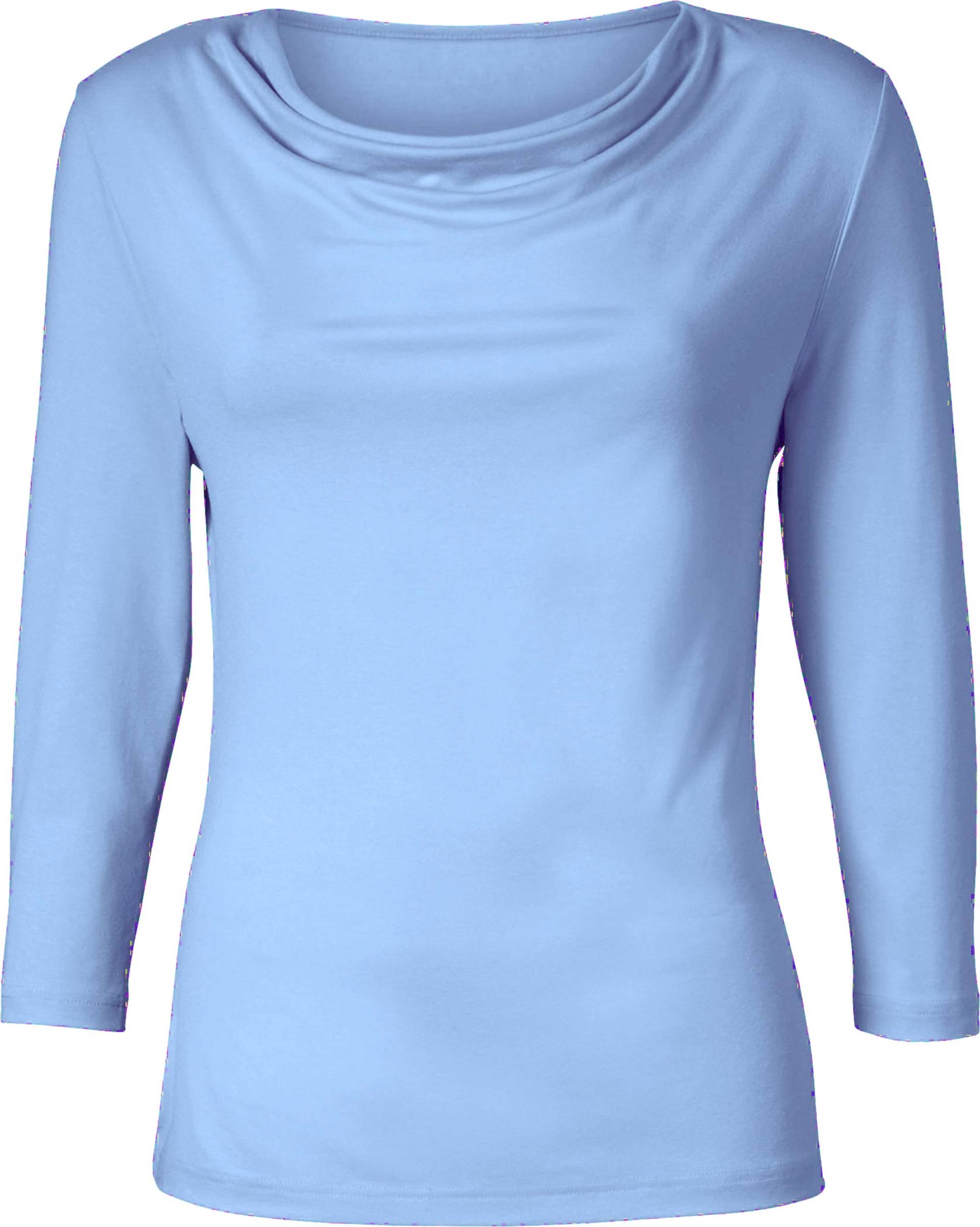 Sieh an! Damen Wasserfallshirt bleu von Sieh an!