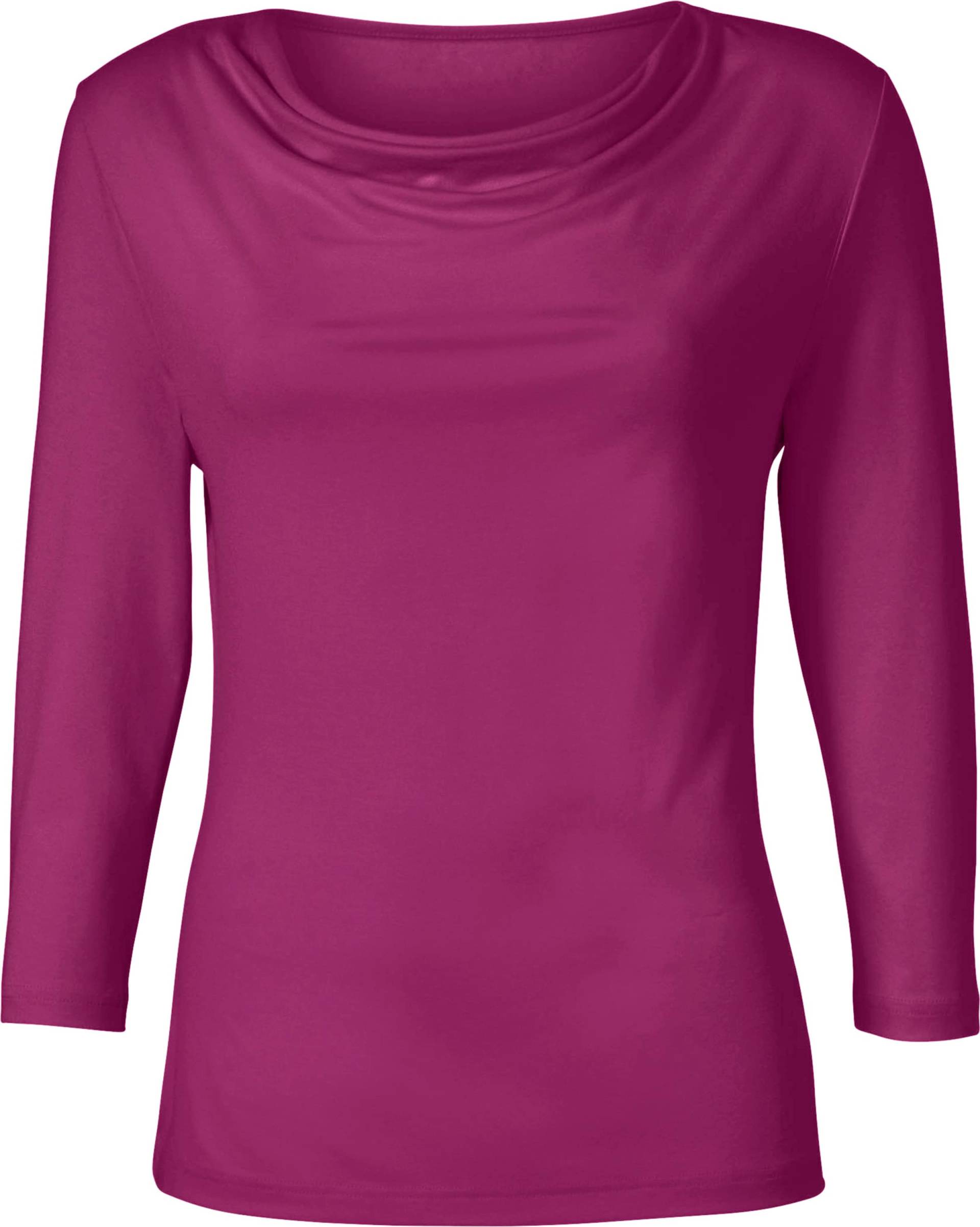 Sieh an! Damen Wasserfallshirt fuchsia von Sieh an!