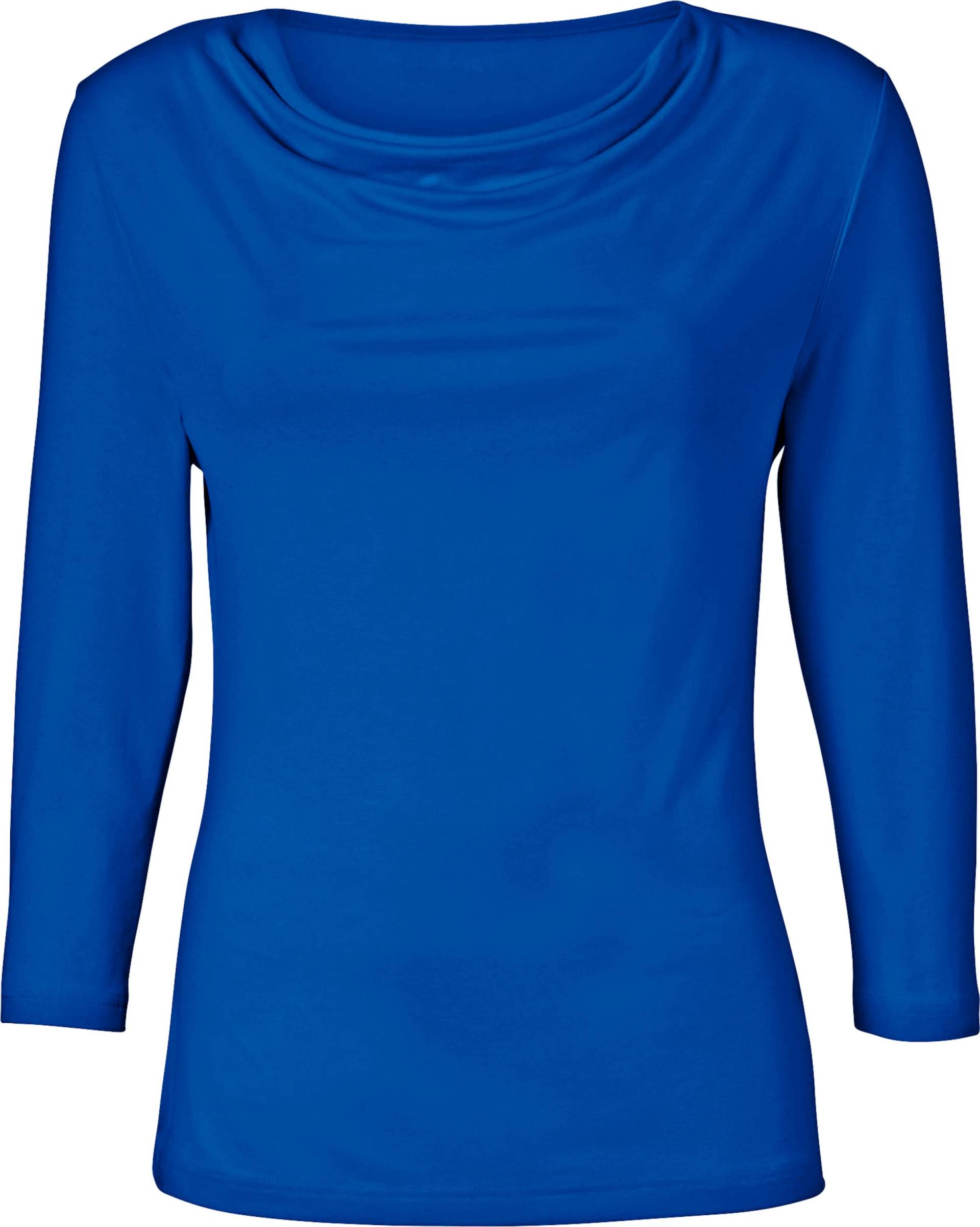 Sieh an! Damen Wasserfallshirt royalblau von Sieh an!