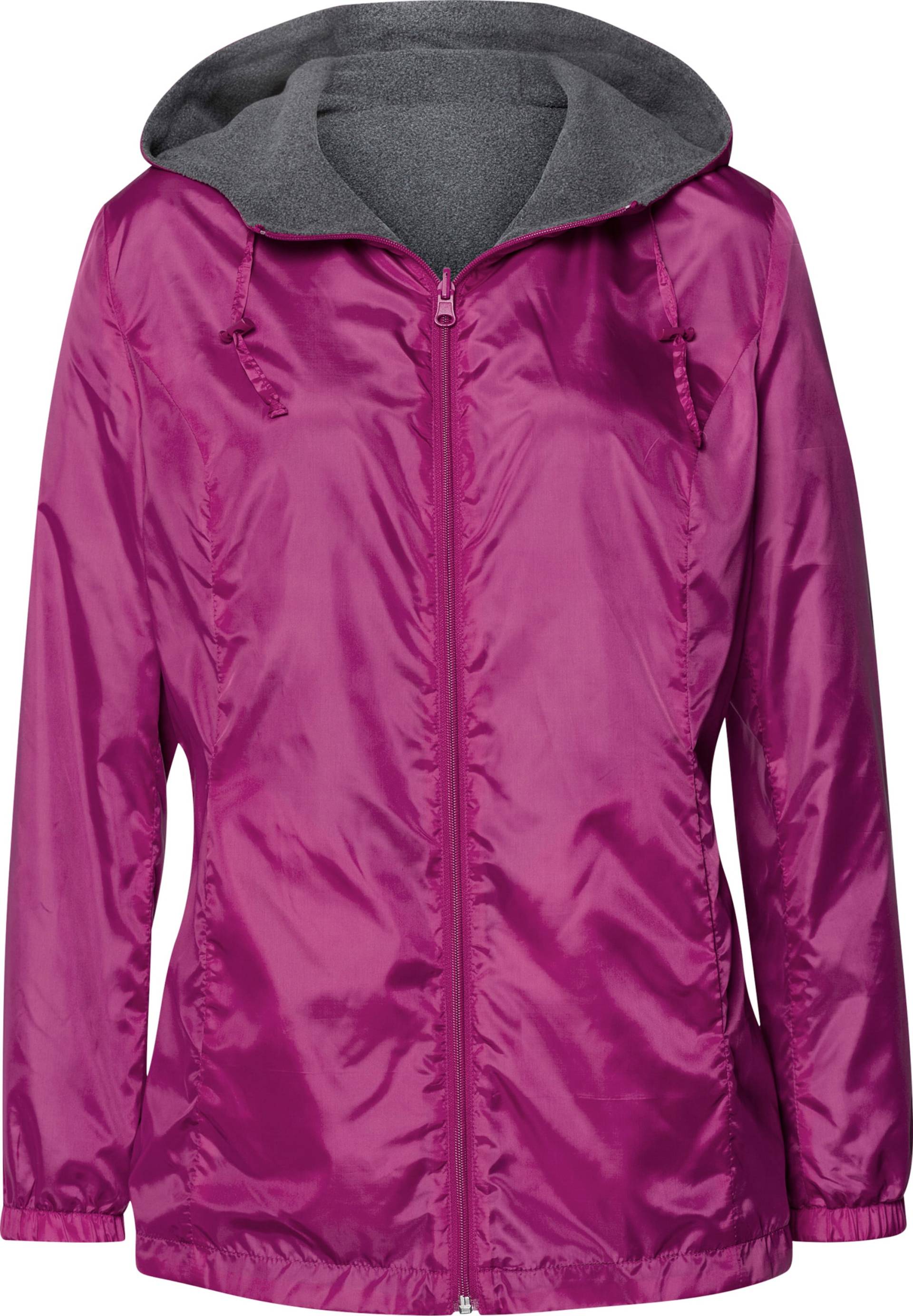 Sieh an! Damen Wende-Fleece-Jacke magenta von Sieh an!