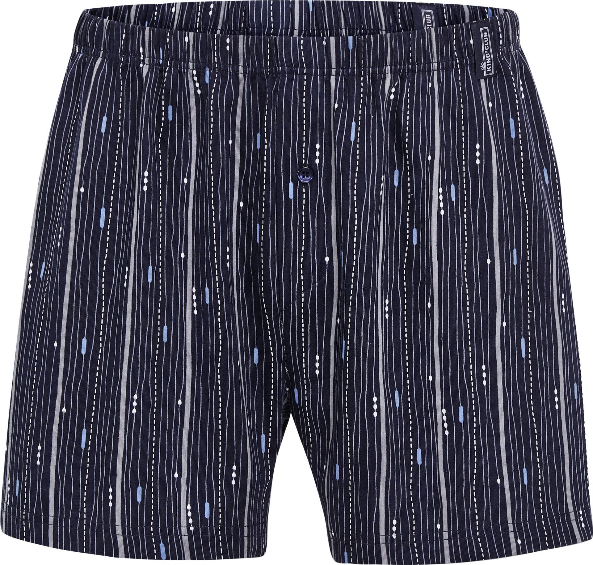 Sieh an! Herren Boxershorts, 2x marine-bedruckt von Sieh an!