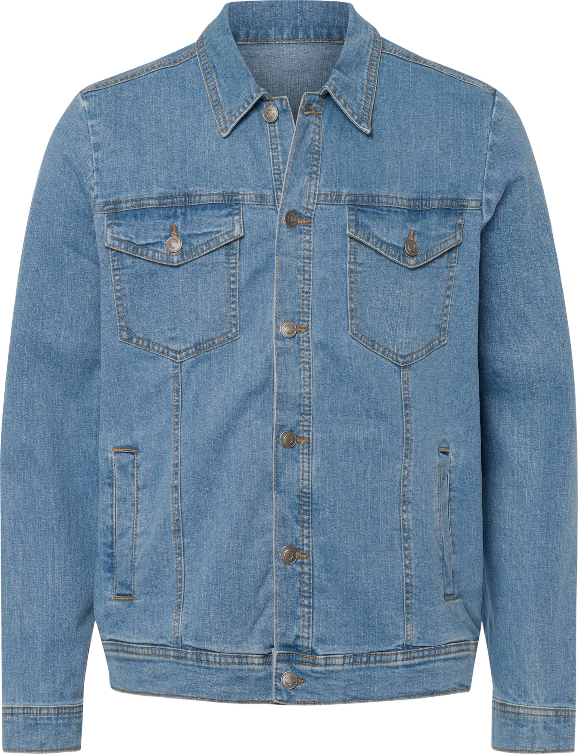 Sieh an! Herren Jeans-Jacke blue-bleached von Sieh an!