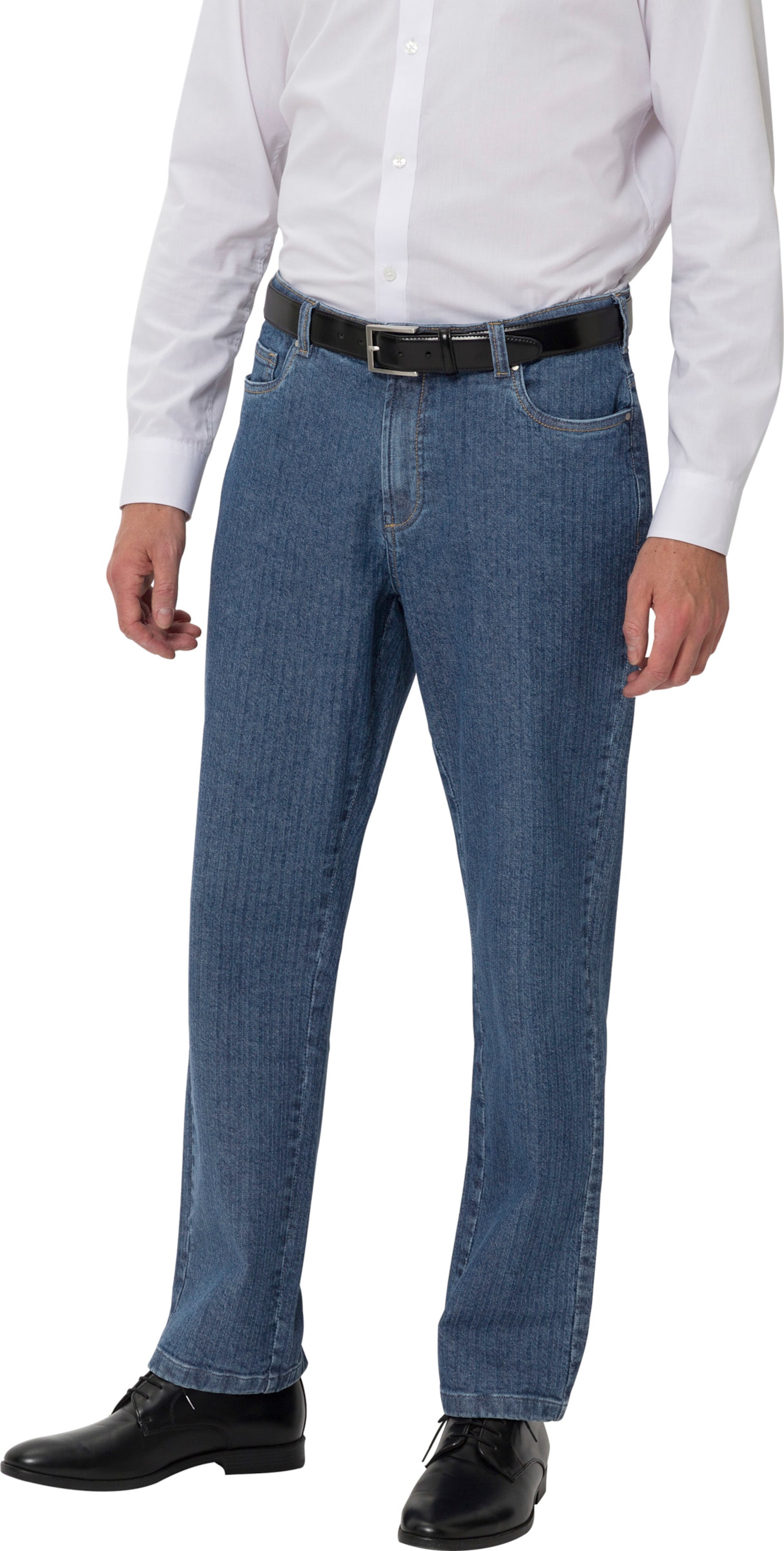 Sieh an! Herren Jeans blue-stone-washed von Sieh an!