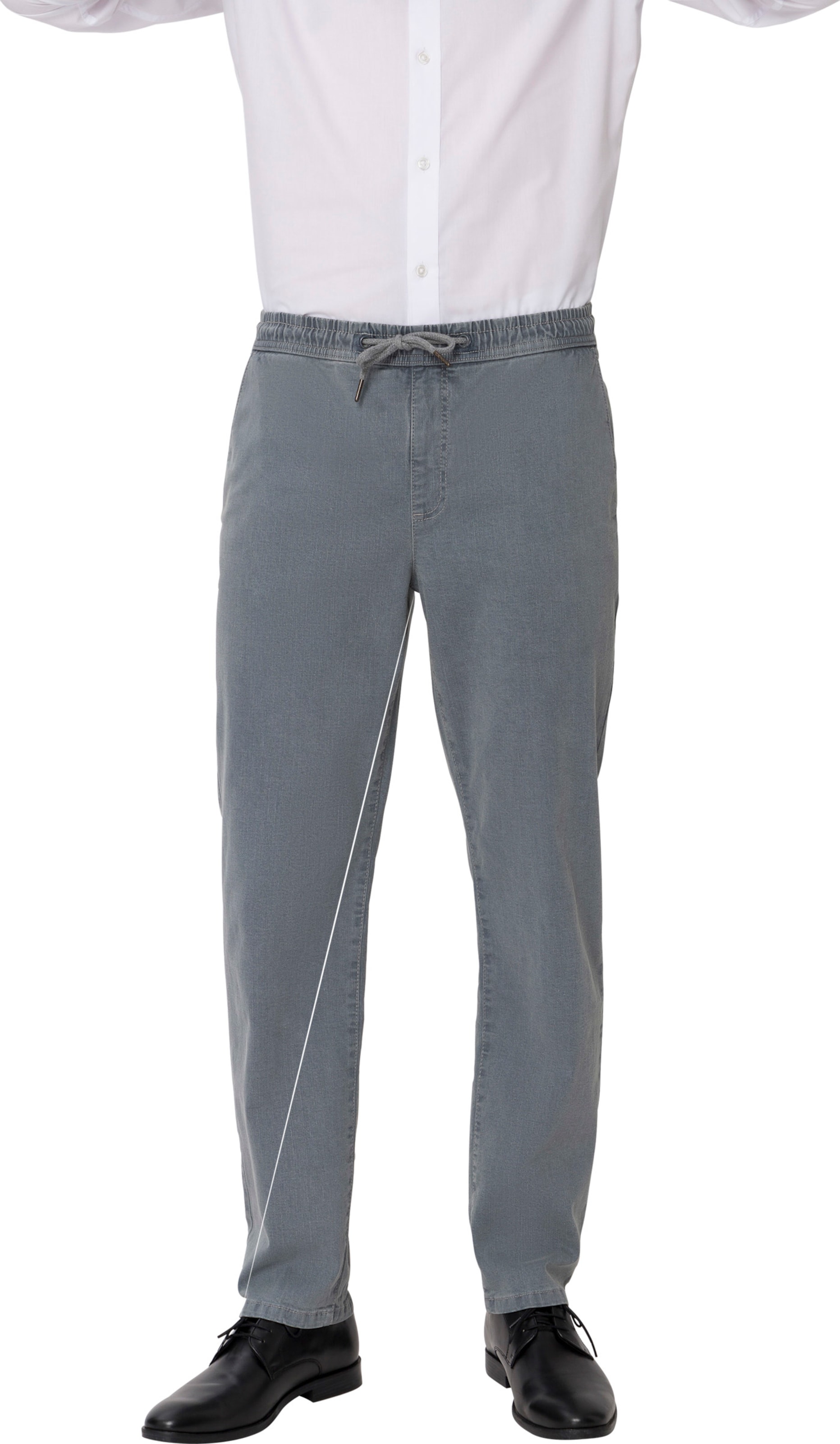 Sieh an! Herren Schlupfjeans grey denim von Sieh an!