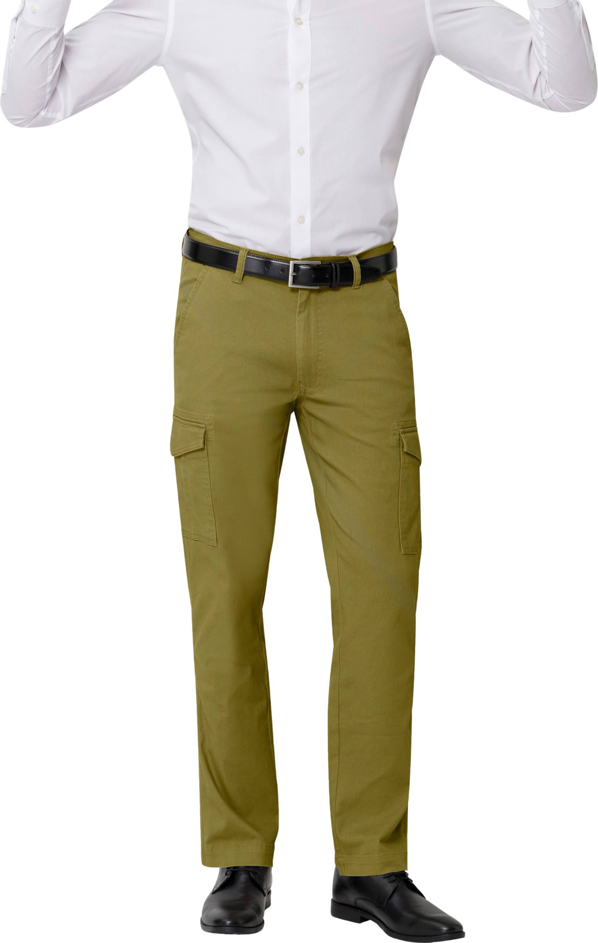 Sieh an! Herren Twill-Hose khaki von Sieh an!