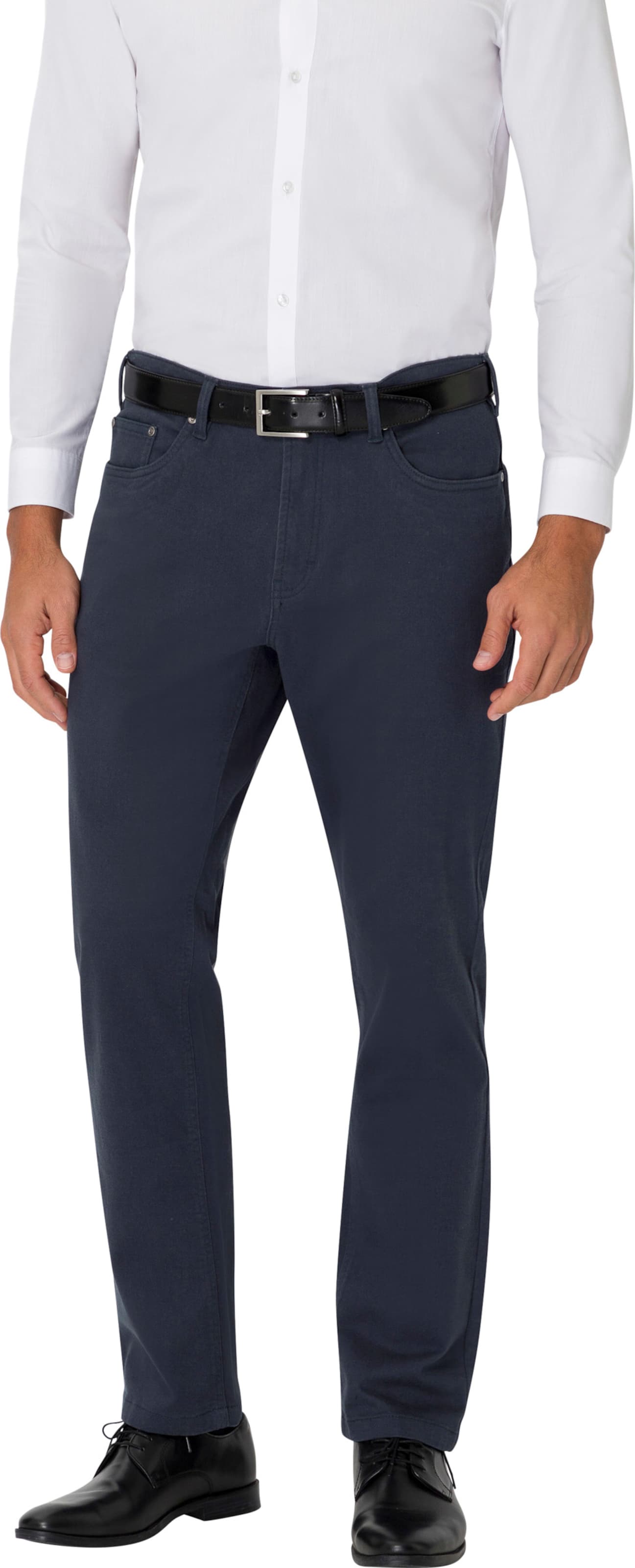 Sieh an! Herren Twill-Hose marine von Sieh an!