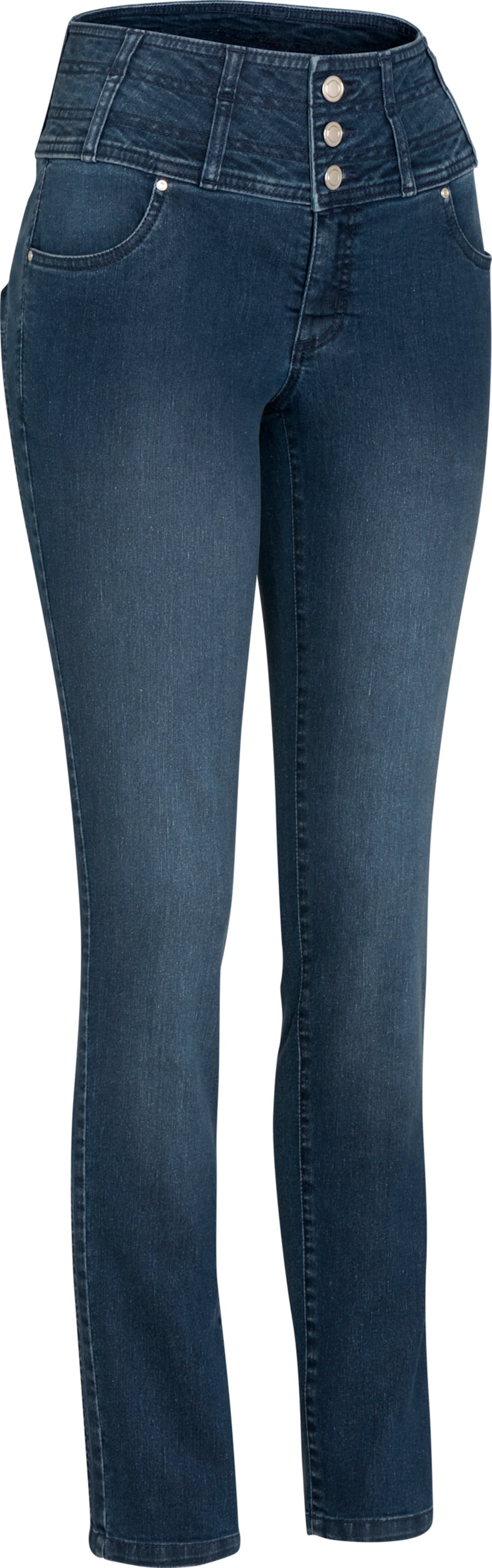 Sieh an! Damen Jeans blue-stone-washed von Sieh an!