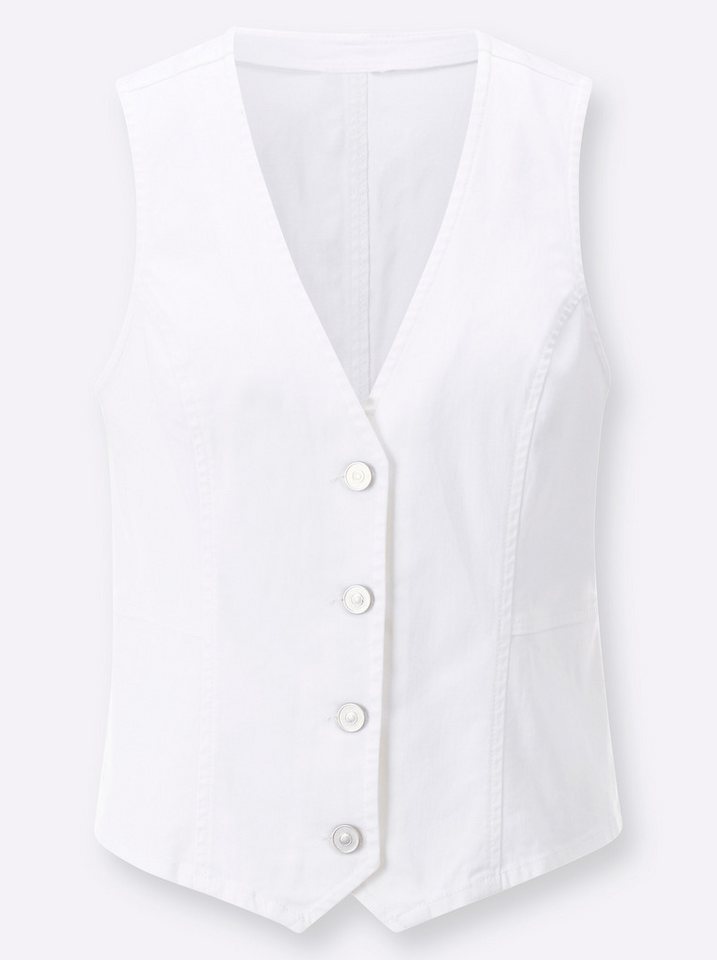 Sieh an! Jerseyweste Jeansweste . von Sieh an!