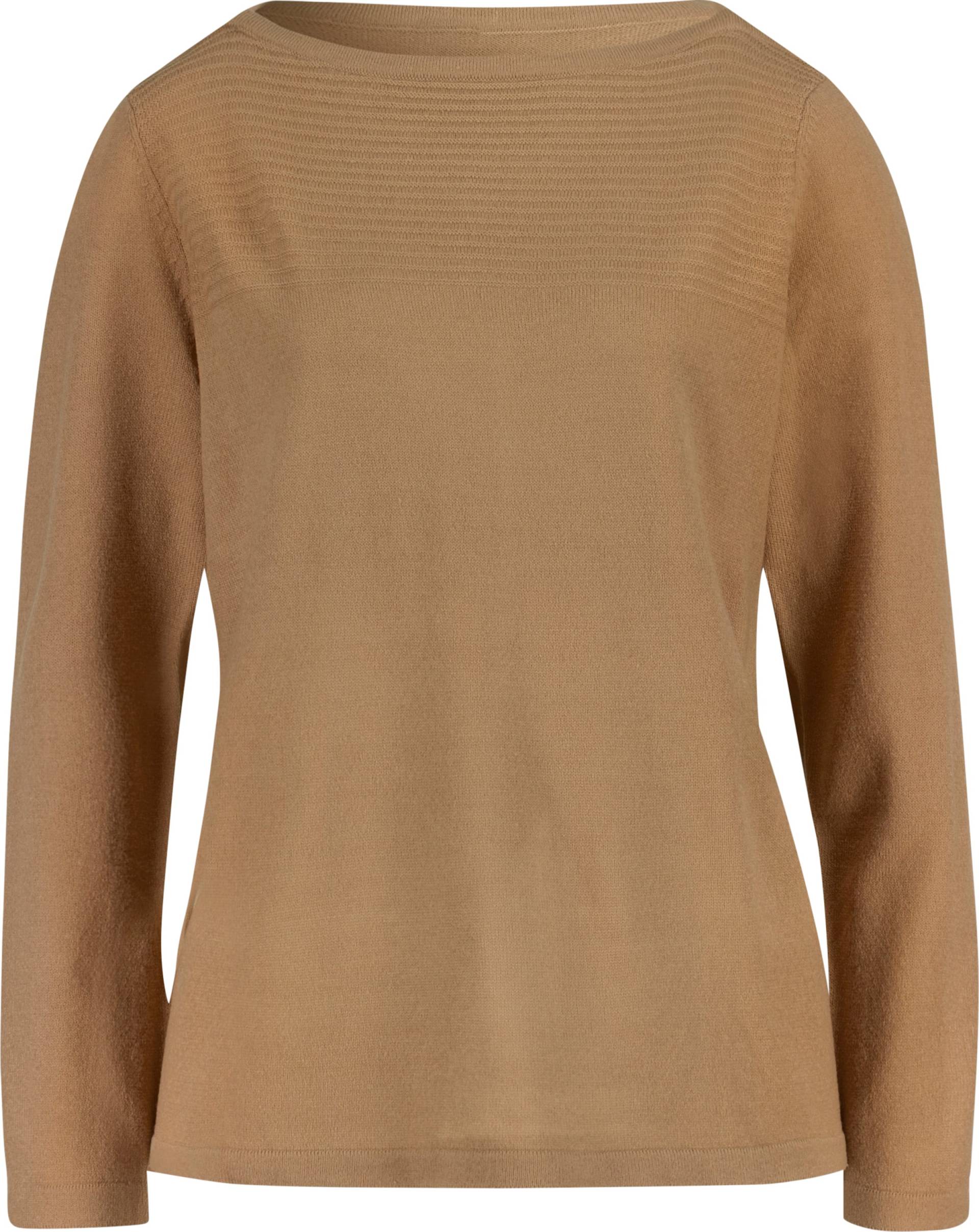 Sieh an! Damen Langarm-Pullover camel von Sieh an!