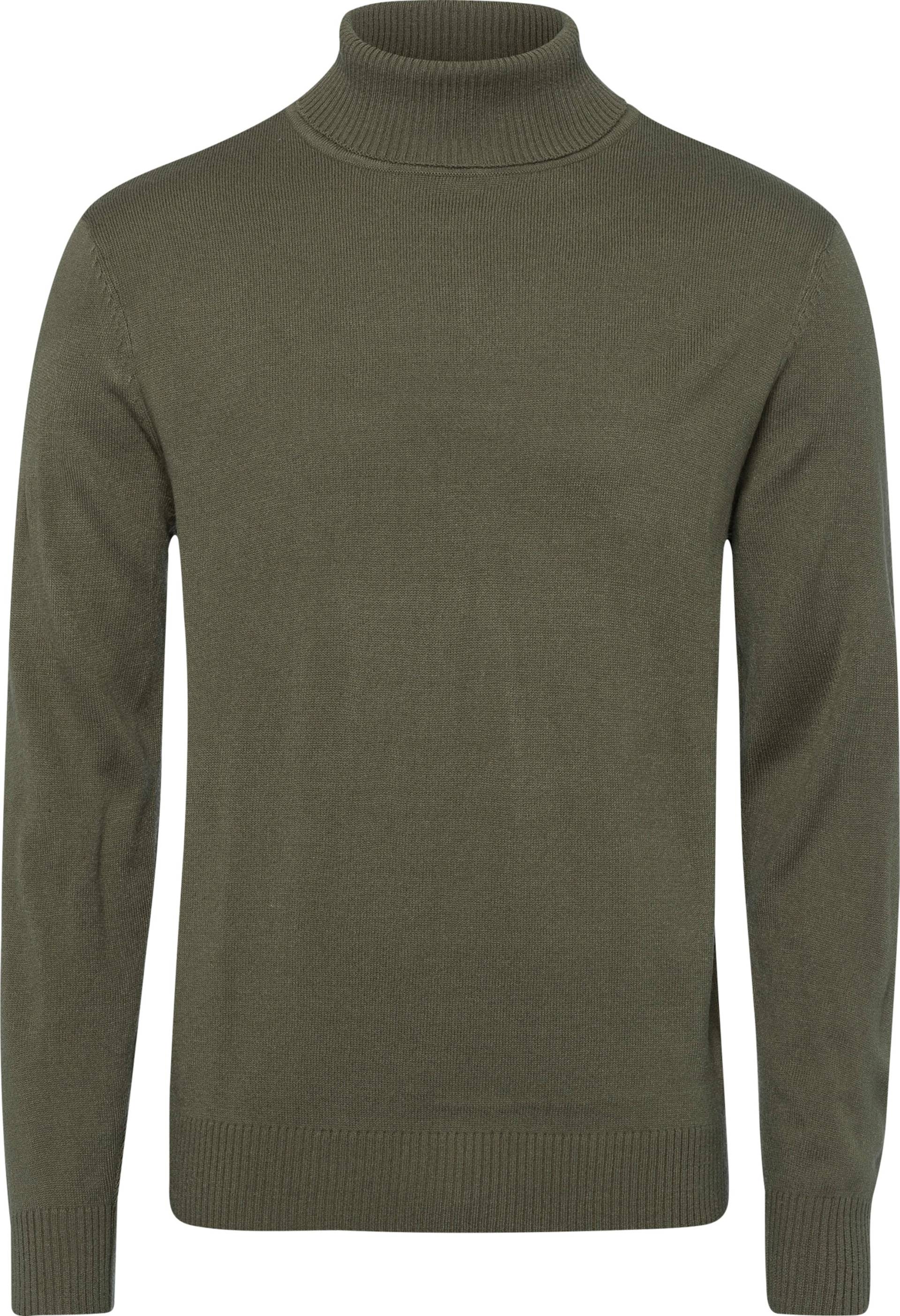 Sieh an! Herren Rollkragen-Pullover khaki von Sieh an!