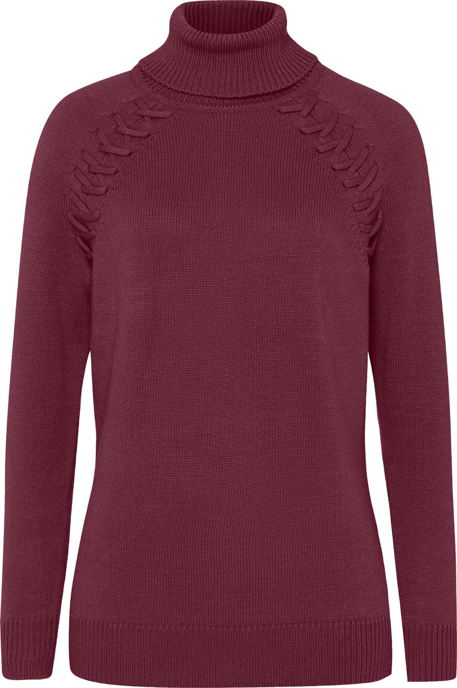 Sieh an! Damen Rollkragenpullover bordeaux von Sieh an!