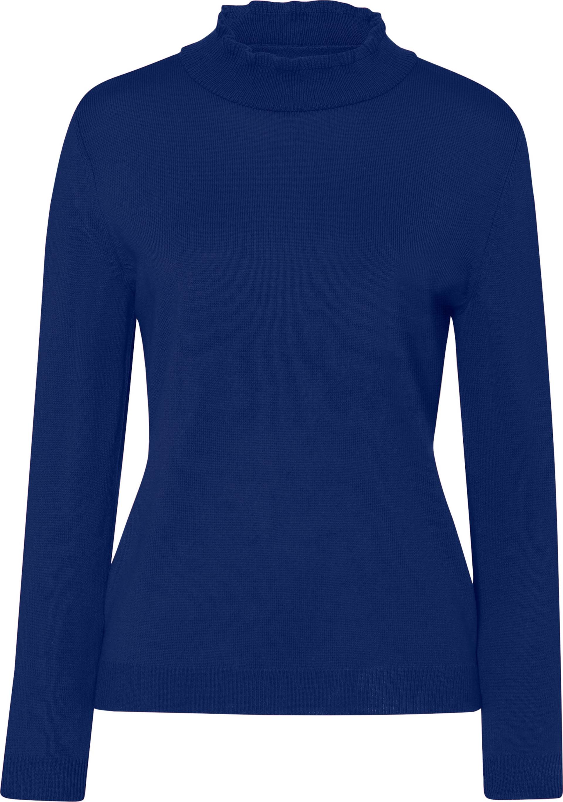 Sieh an! Damen Stehkragen-Pullover royalblau von Sieh an!