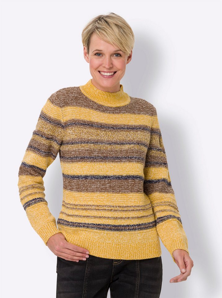 Sieh an! Strickpullover Stehkragenpullover von Sieh an!