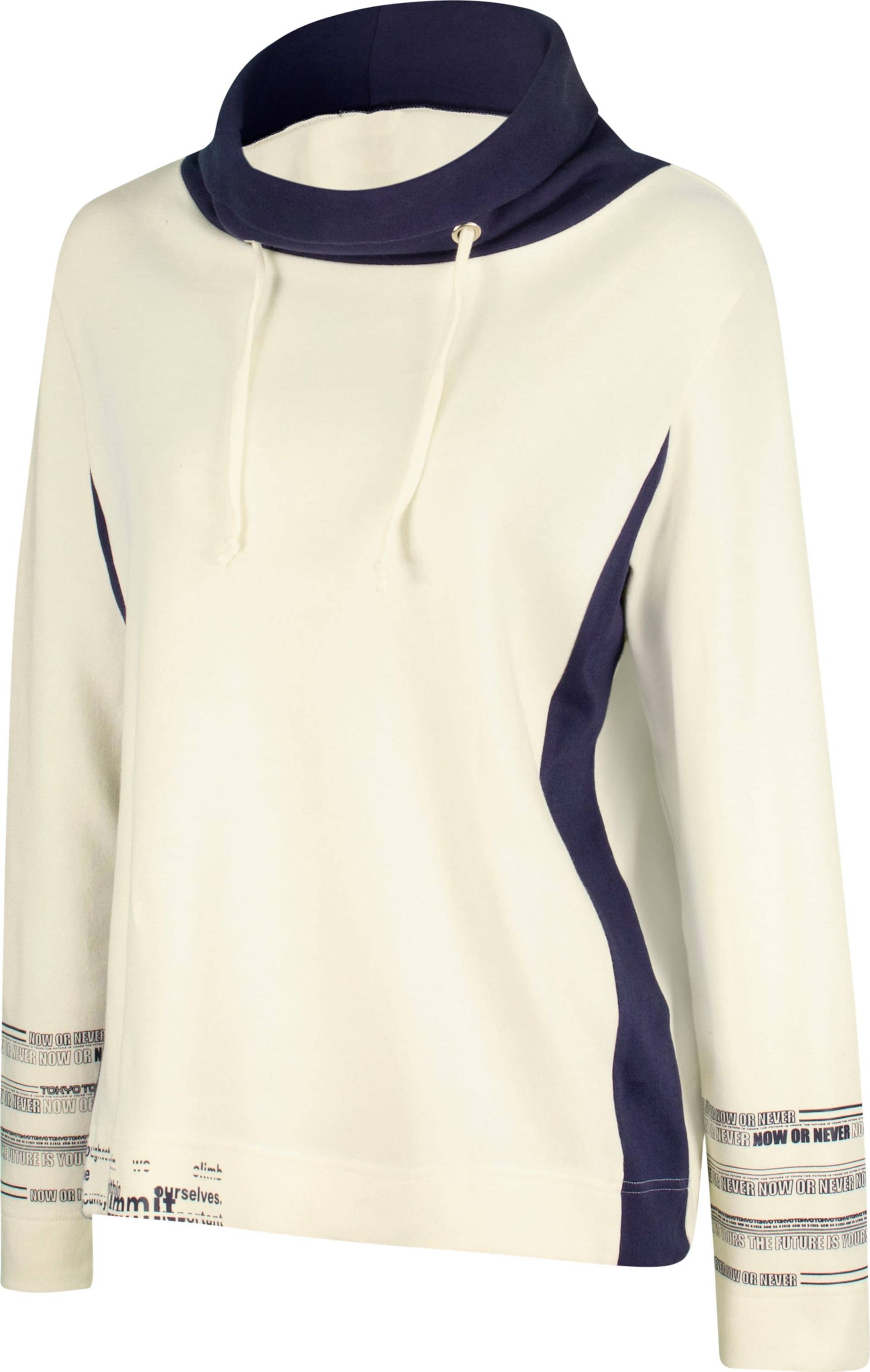 Sieh an! Damen Sweatshirt champagner-marine von Sieh an!